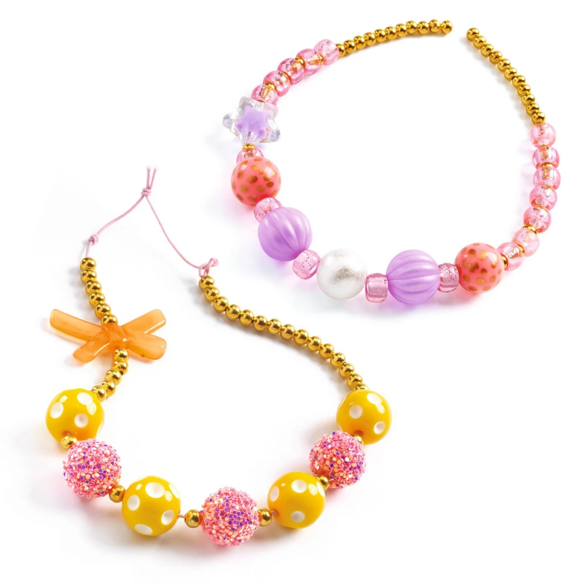 Djeco Bubble Beads - Gold - Image 2