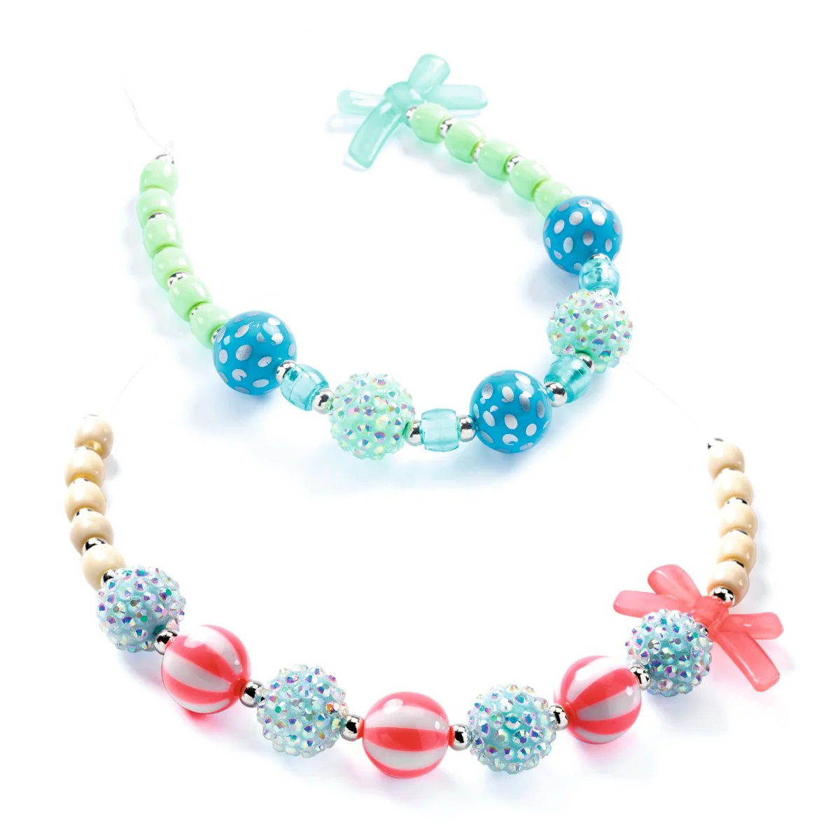 Djeco Bubble Beads - Silver - Image 3