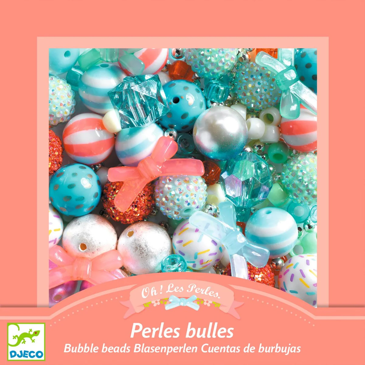 Djeco Bubble Beads - Silver - Image 4