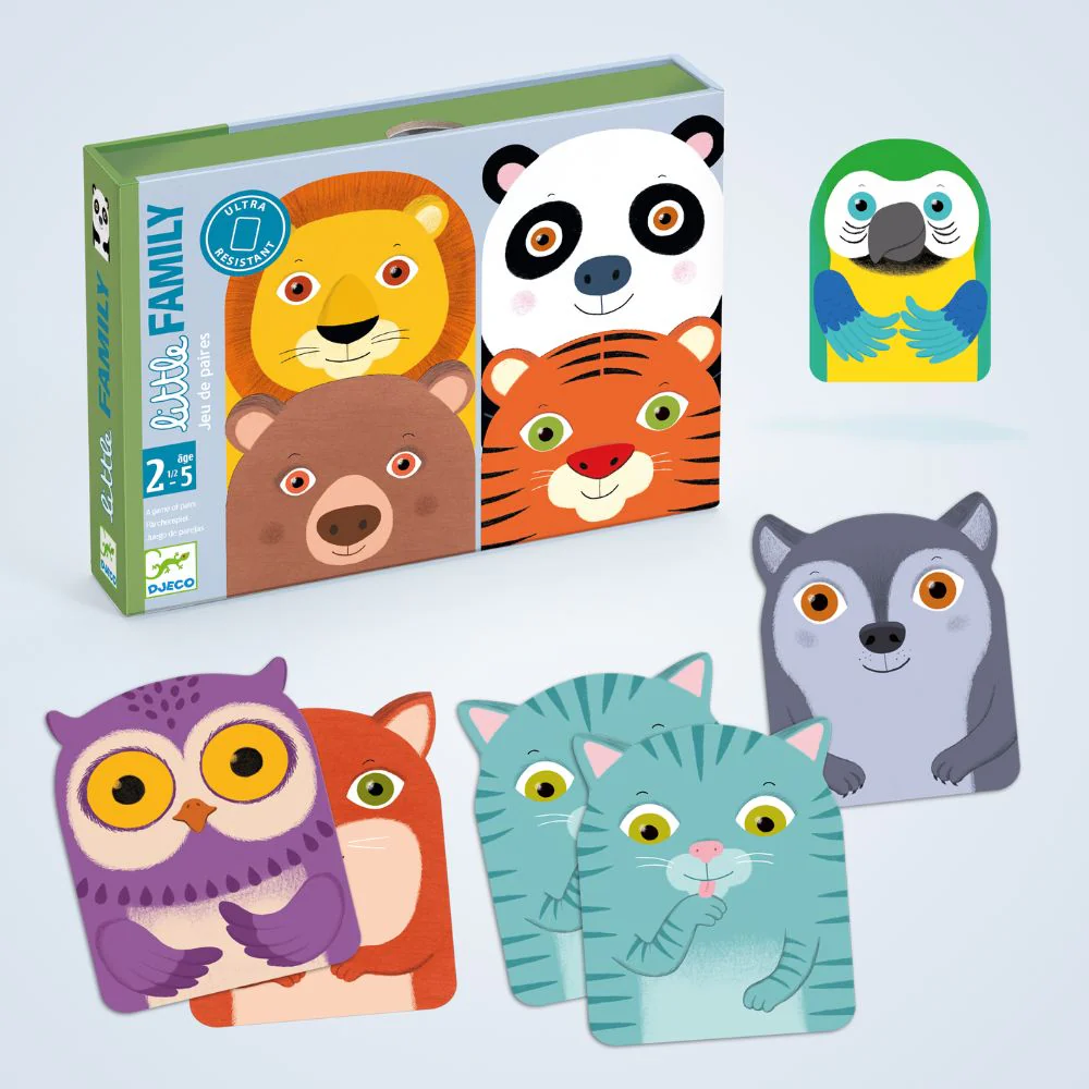 Djeco Card Games - Little Family, A Happy Families Game - Image 2