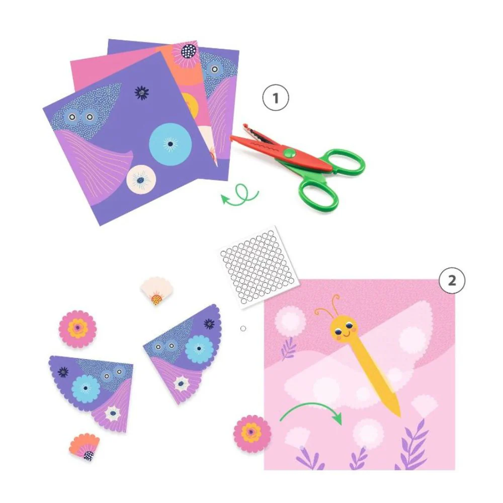 Djeco Collages - Crinkle Cutting - Image 2