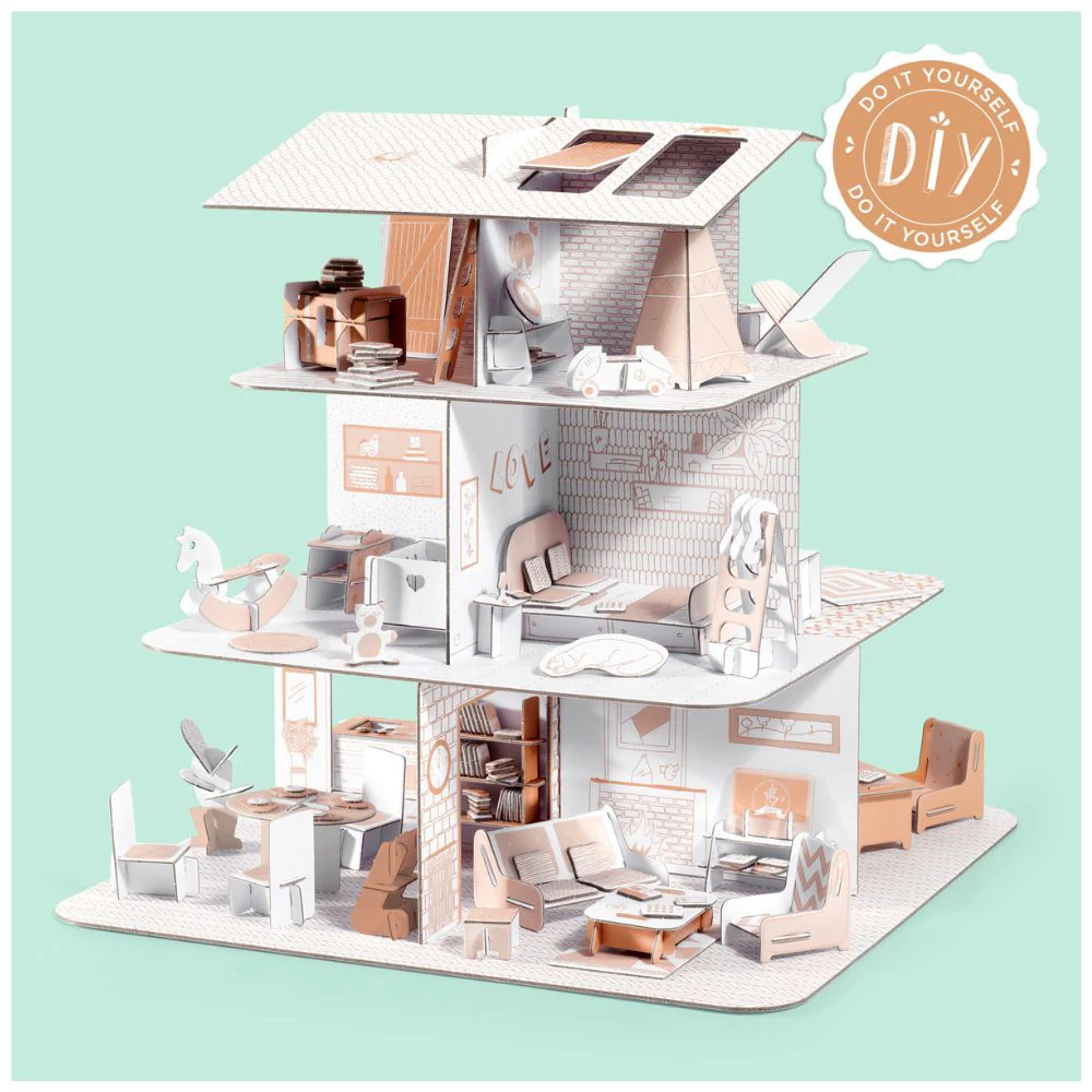 Djeco Colour Assemble Play - Doll House - Image 3