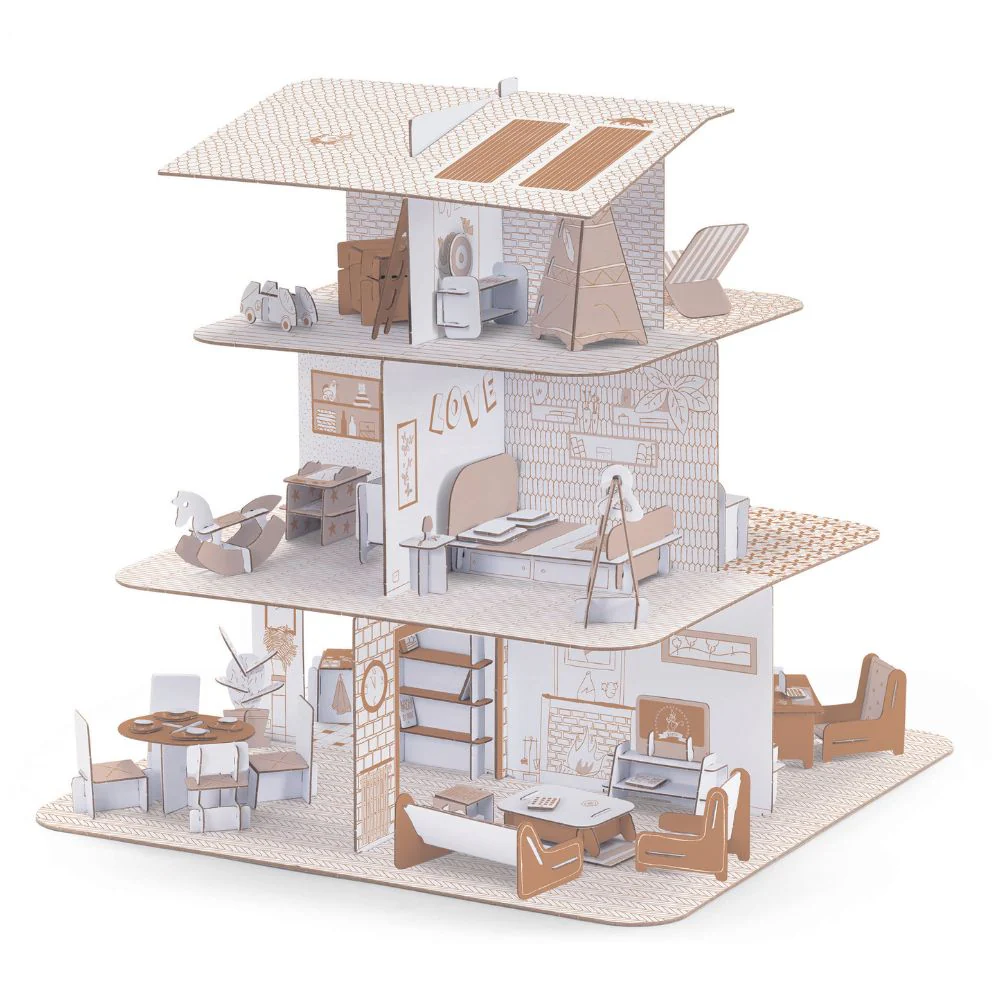 Djeco Colour Assemble Play - Doll House - Image 4