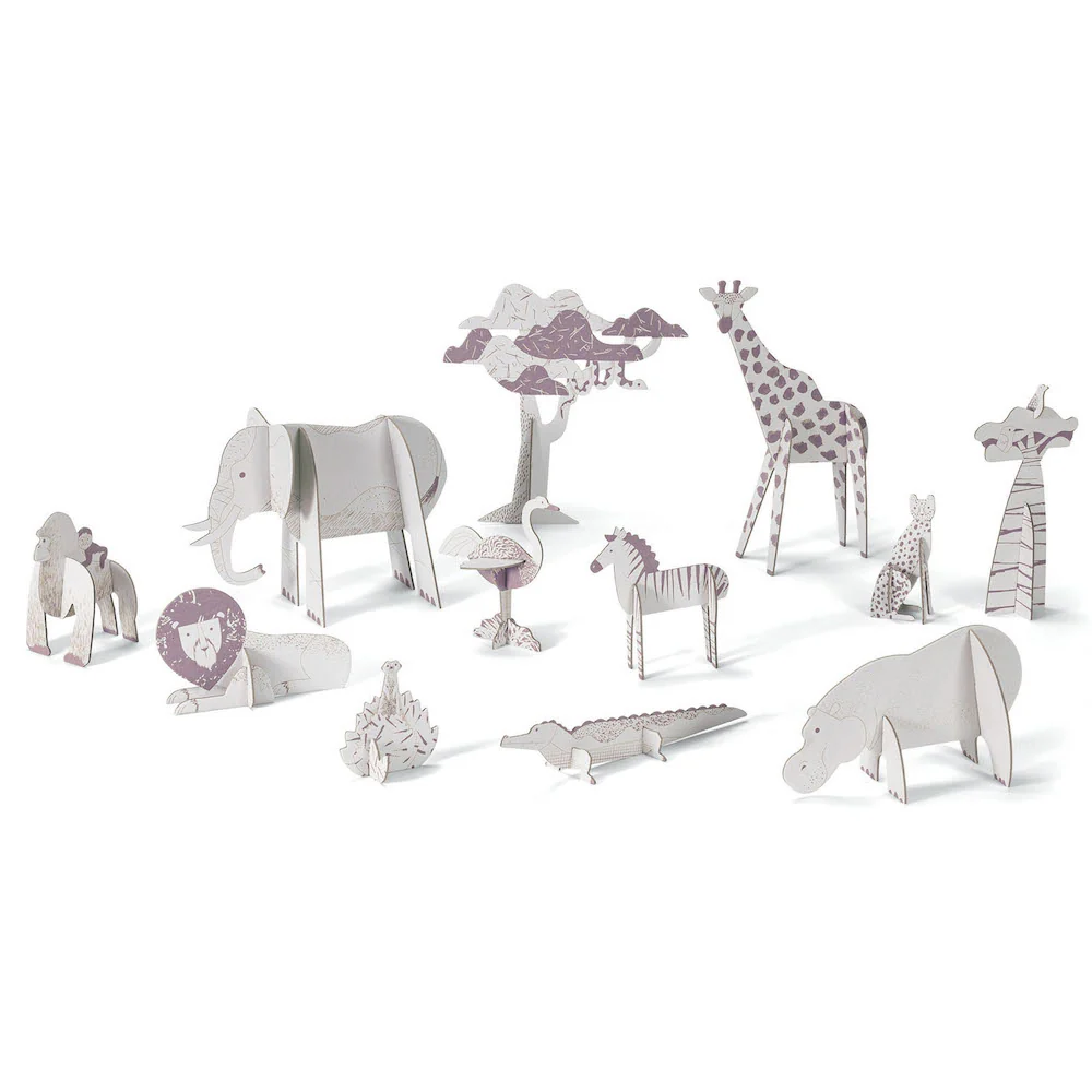 Djeco Colour, Assemble, Play - Savannah - Image 5
