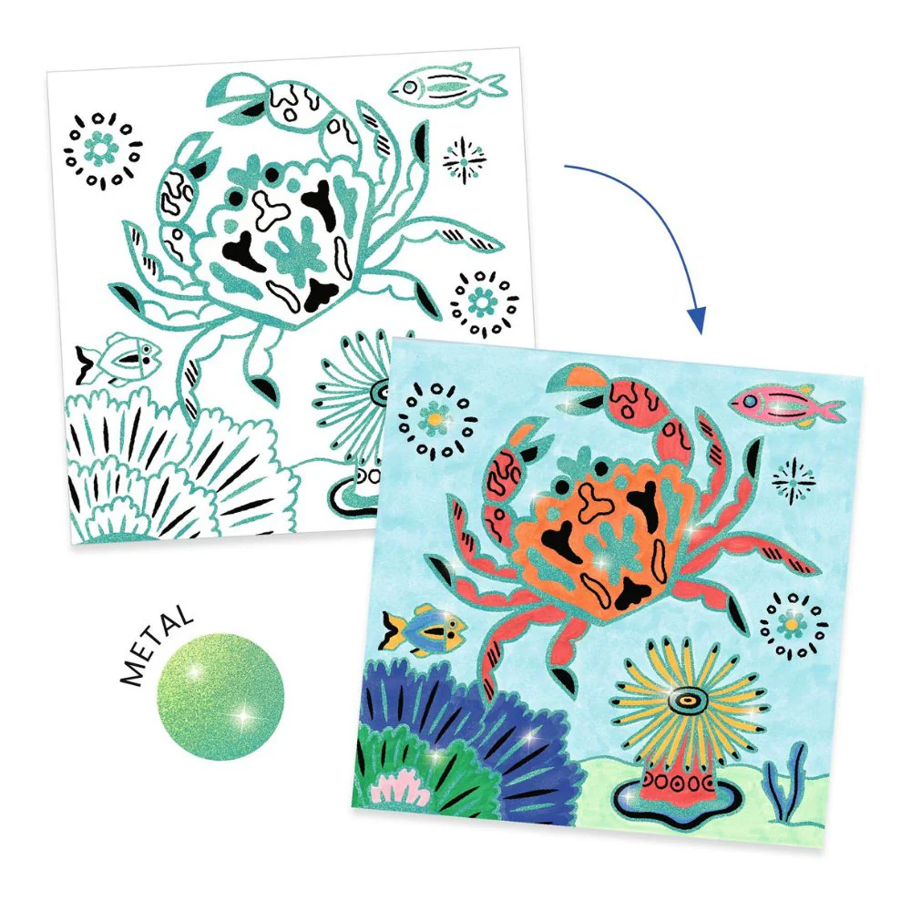Djeco Colouring Surprises - Under The Sea - Image 5