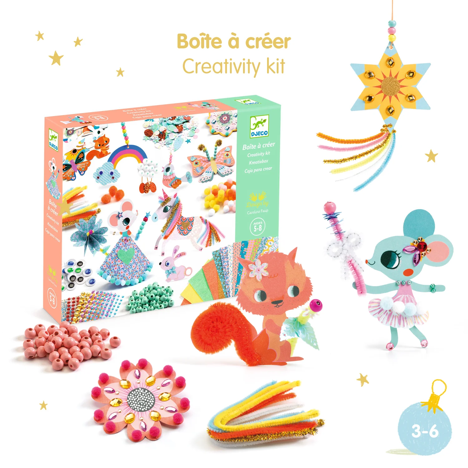Djeco Colours For Little Ones - Creativity Kit - Image 5