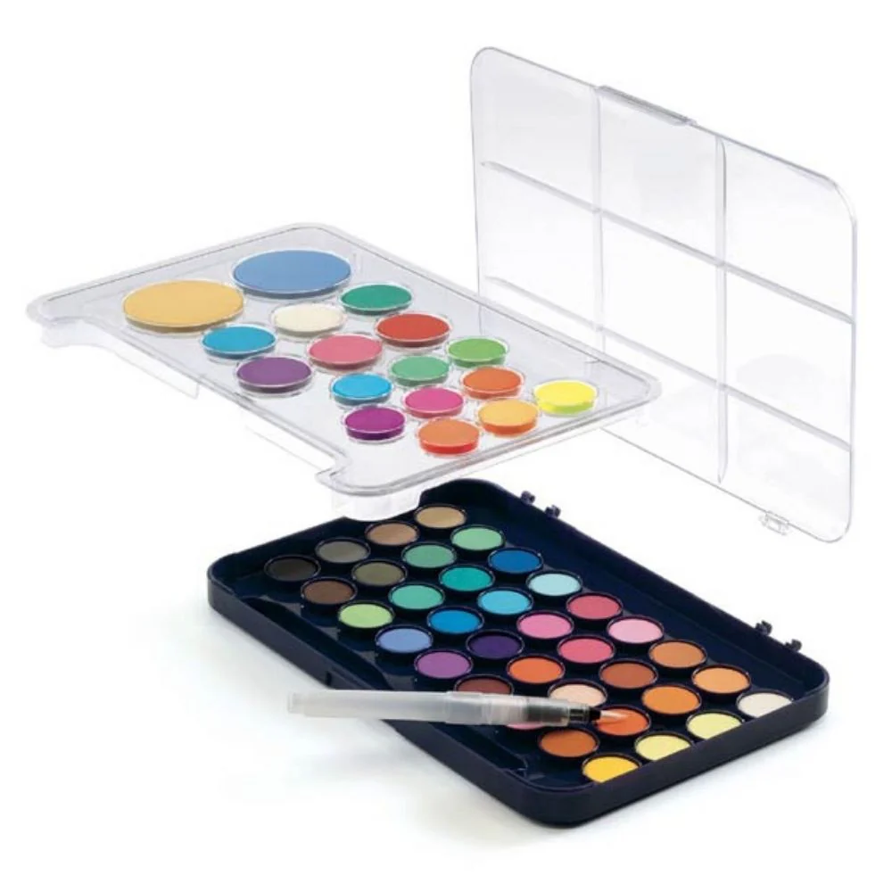 Djeco Colours For Older Ones - Artist's Palette of 50 Gouaches - Image 2