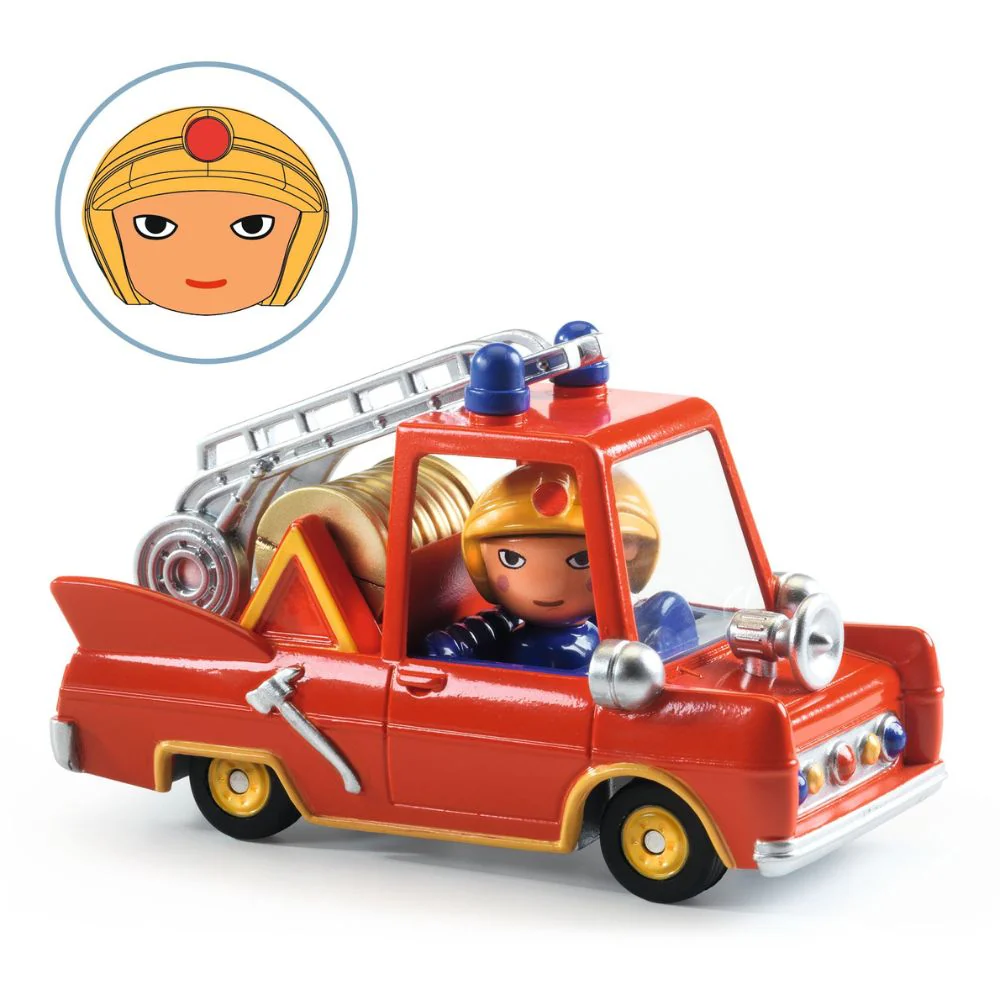 Djeco Crazy Motors - Little Fire Truck - Image 2
