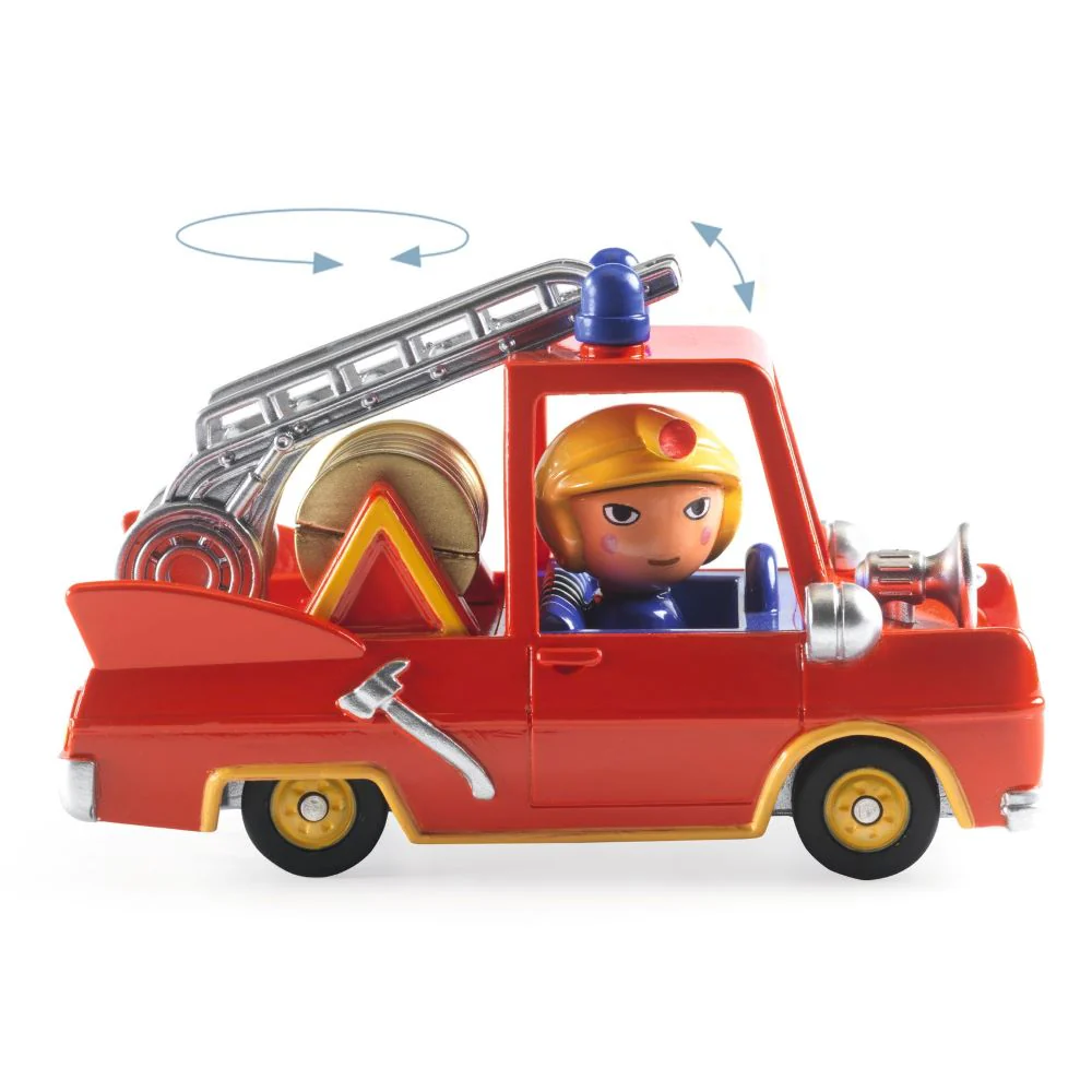 Djeco Crazy Motors - Little Fire Truck - Image 3