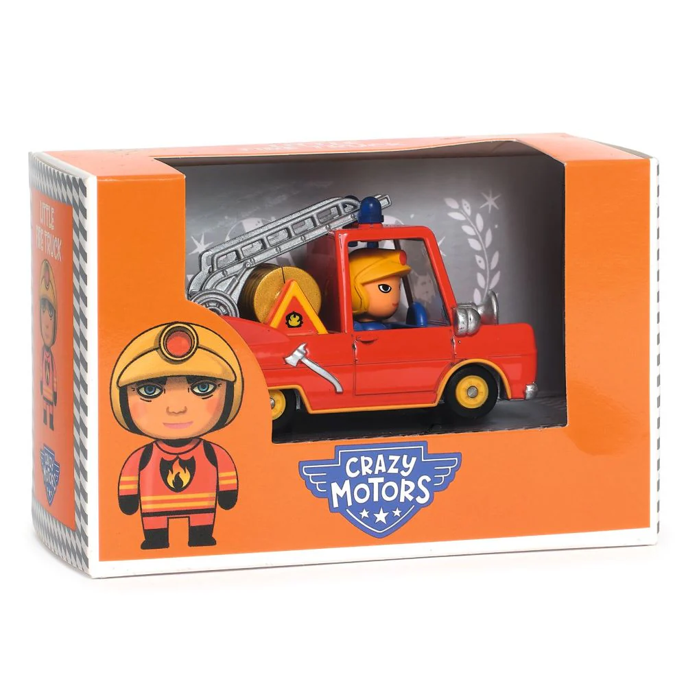Djeco Crazy Motors - Little Fire Truck - Image 4