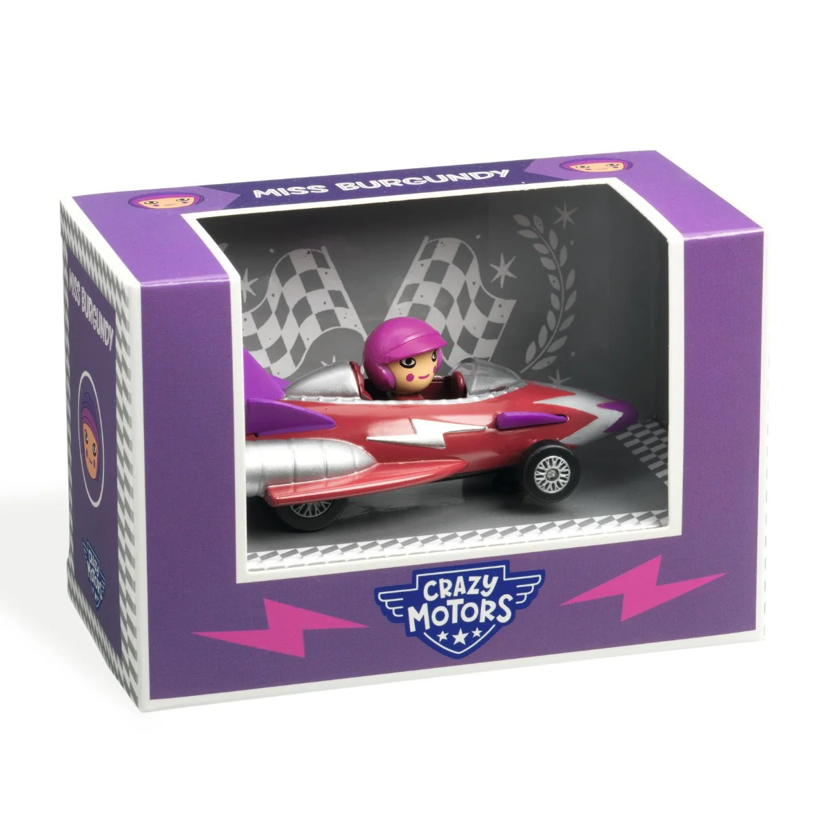 Djeco Crazy Motors - Miss Burgundy - Image 2