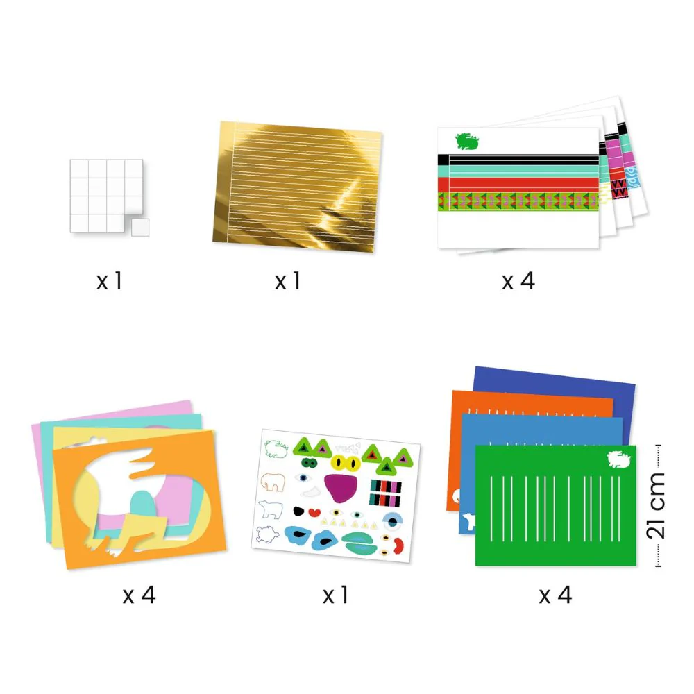 Djeco Create with Paper - In front, behind, in front - Image 3