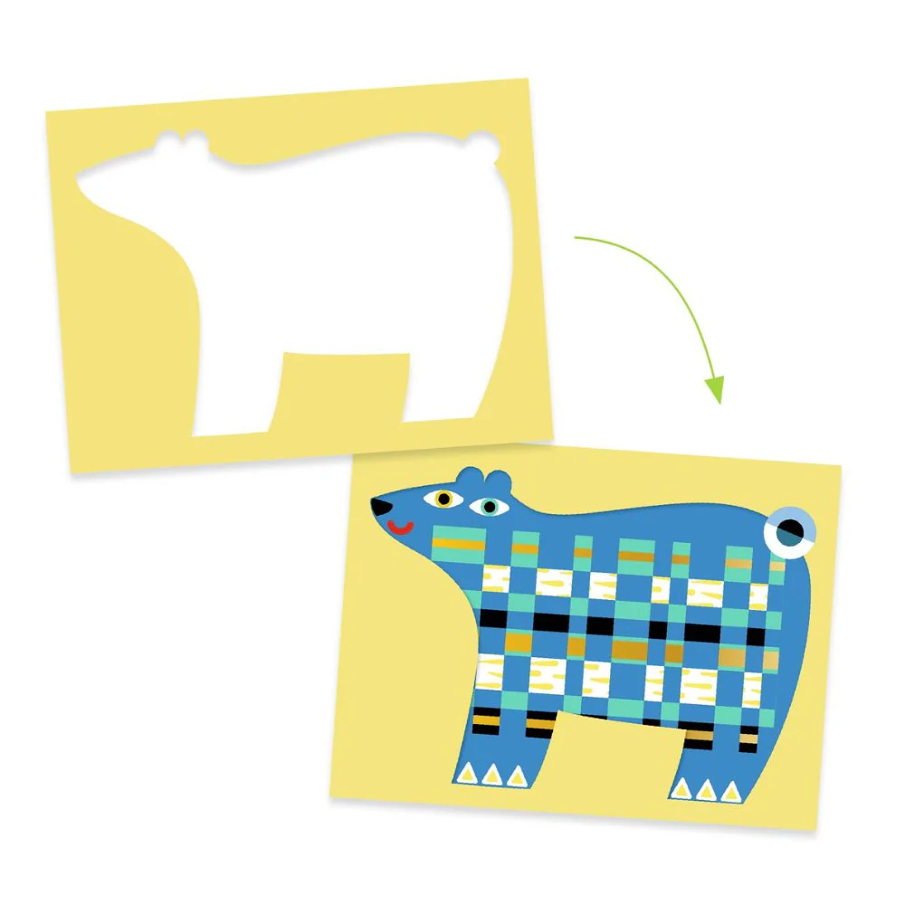 Djeco Create with Paper - In front, behind, in front - Image 4