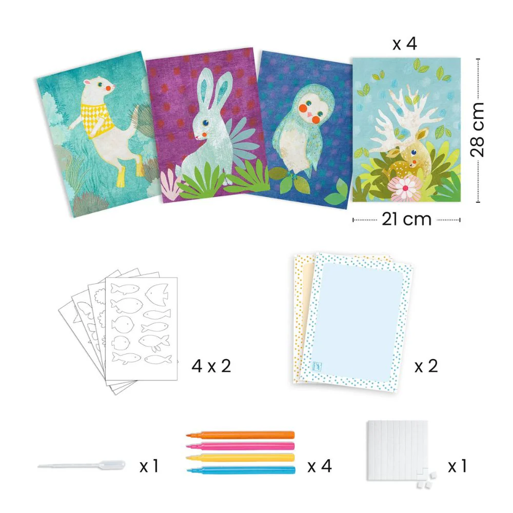 Djeco Create with Paper - With Blotting Paper - Image 3