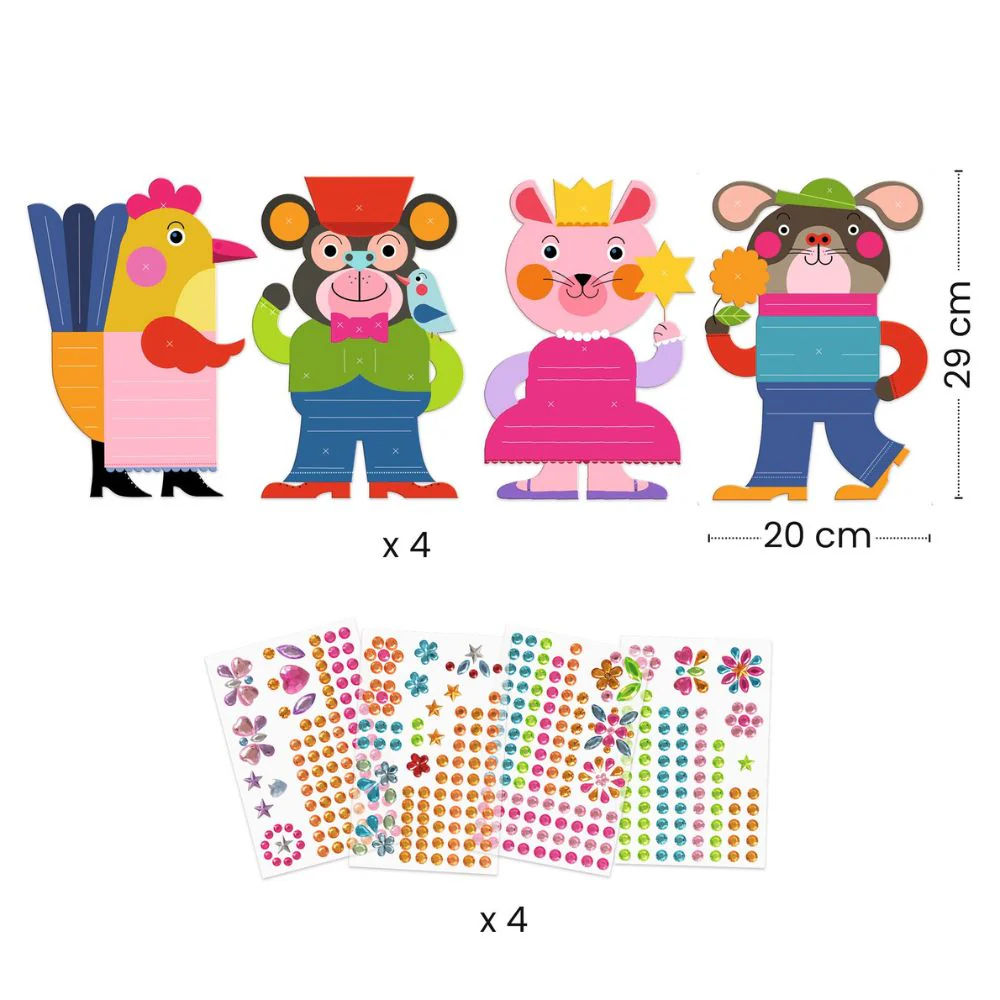 Djeco Create With Stickers, Sparkles - Image 3