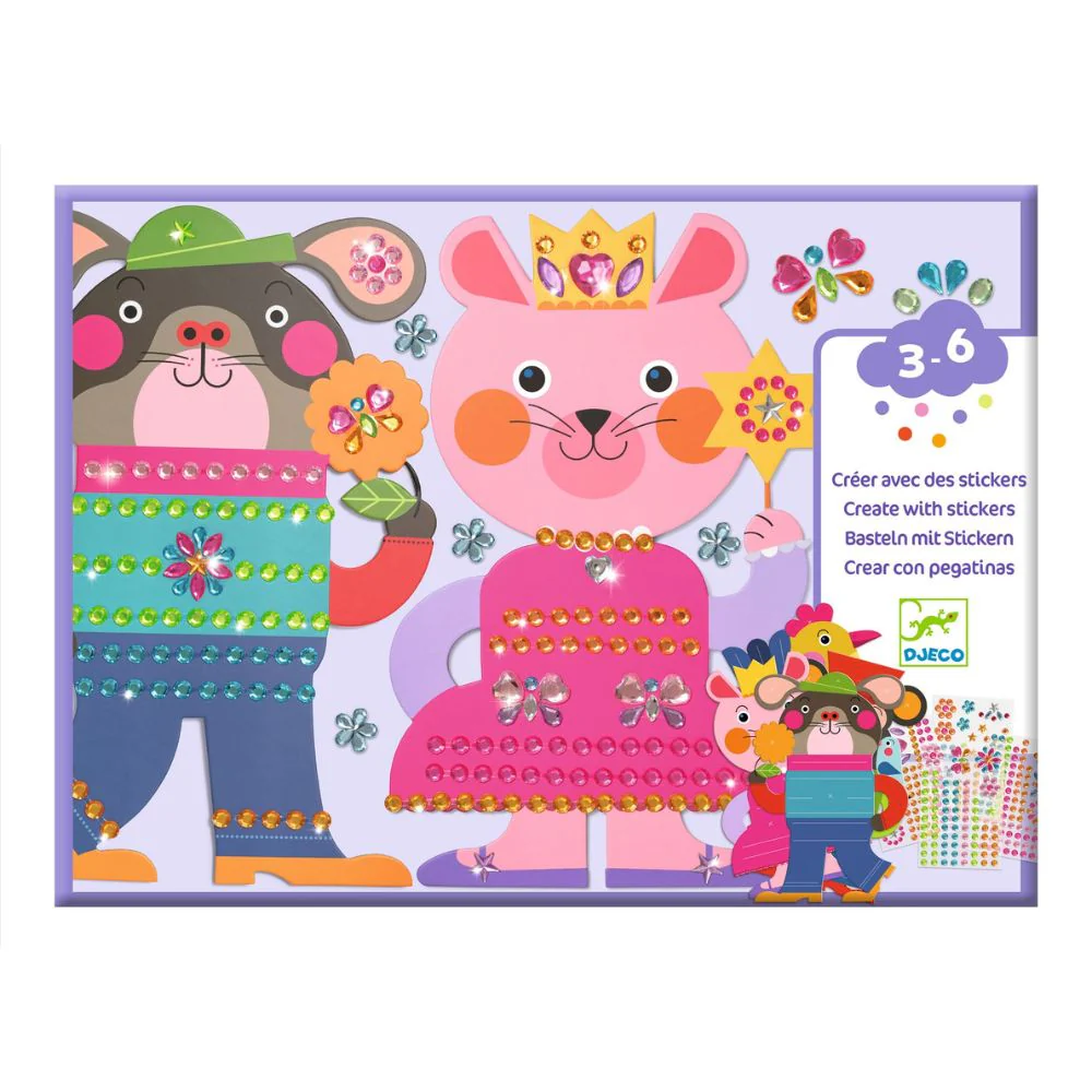 Djeco Create With Stickers, Sparkles - Image 5