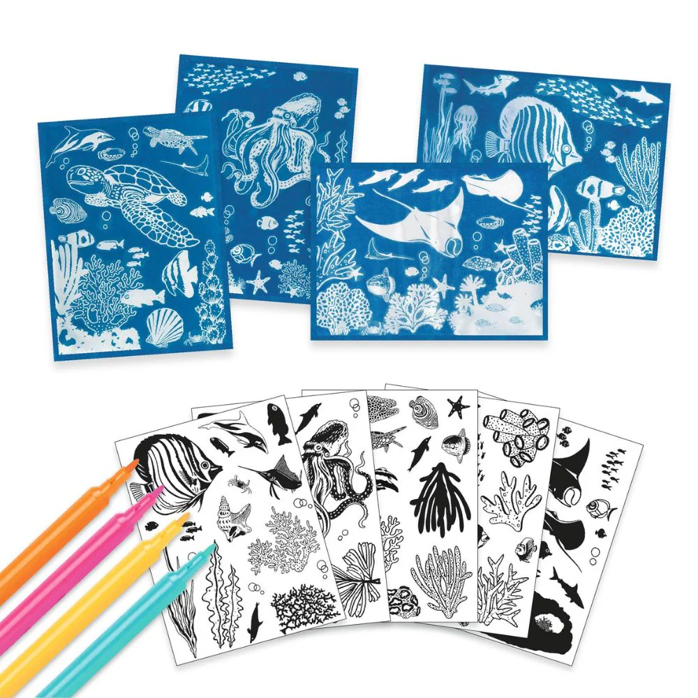 Kids Craft Kits - Djeco Cyanotype Ultramarine Set - Image 4