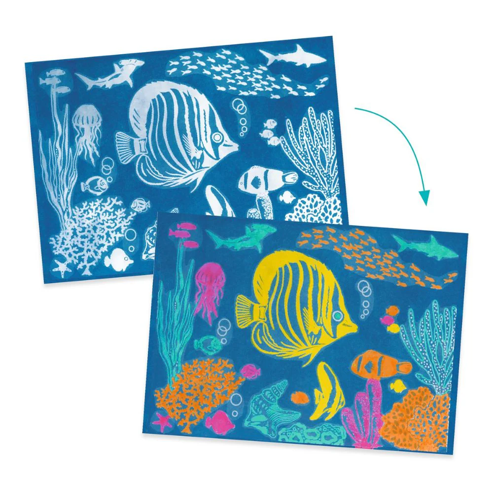 Kids Craft Kits - Djeco Cyanotype Ultramarine Set - Image 5