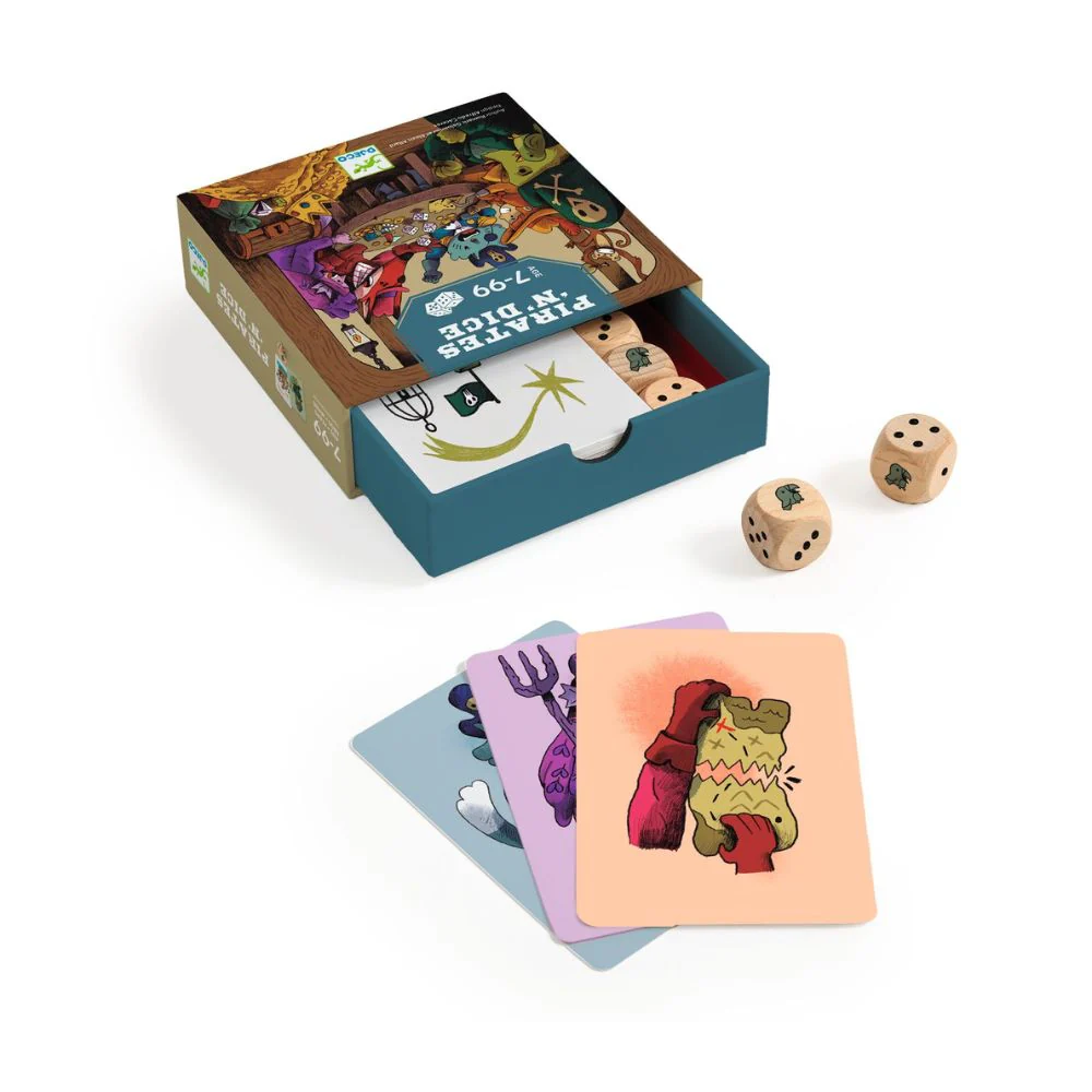 Djeco Dice Games - Pirates 'n' Dice Family Game - Image 2