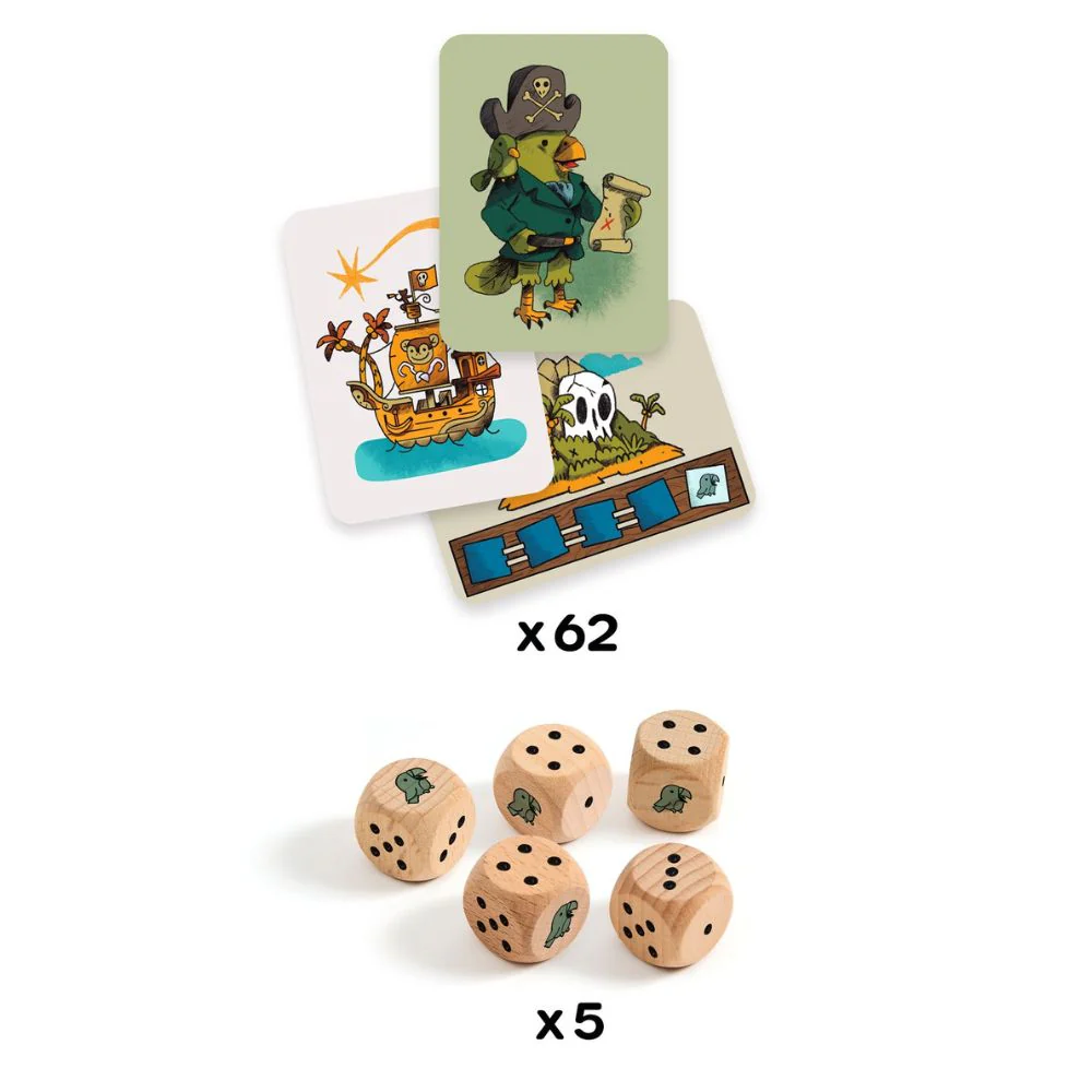 Djeco Dice Games - Pirates 'n' Dice Family Game - Image 4
