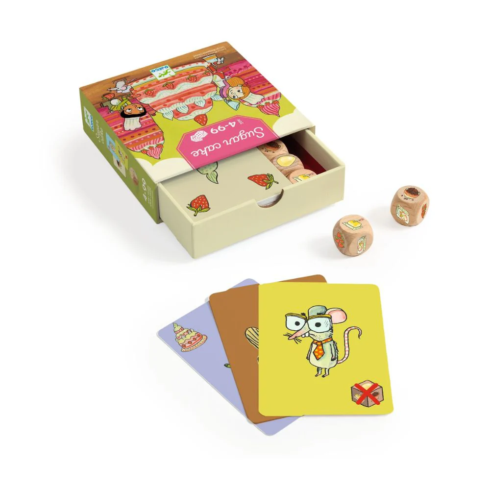 Djeco Dice Games - Sugar Cake Family Games - Image 4