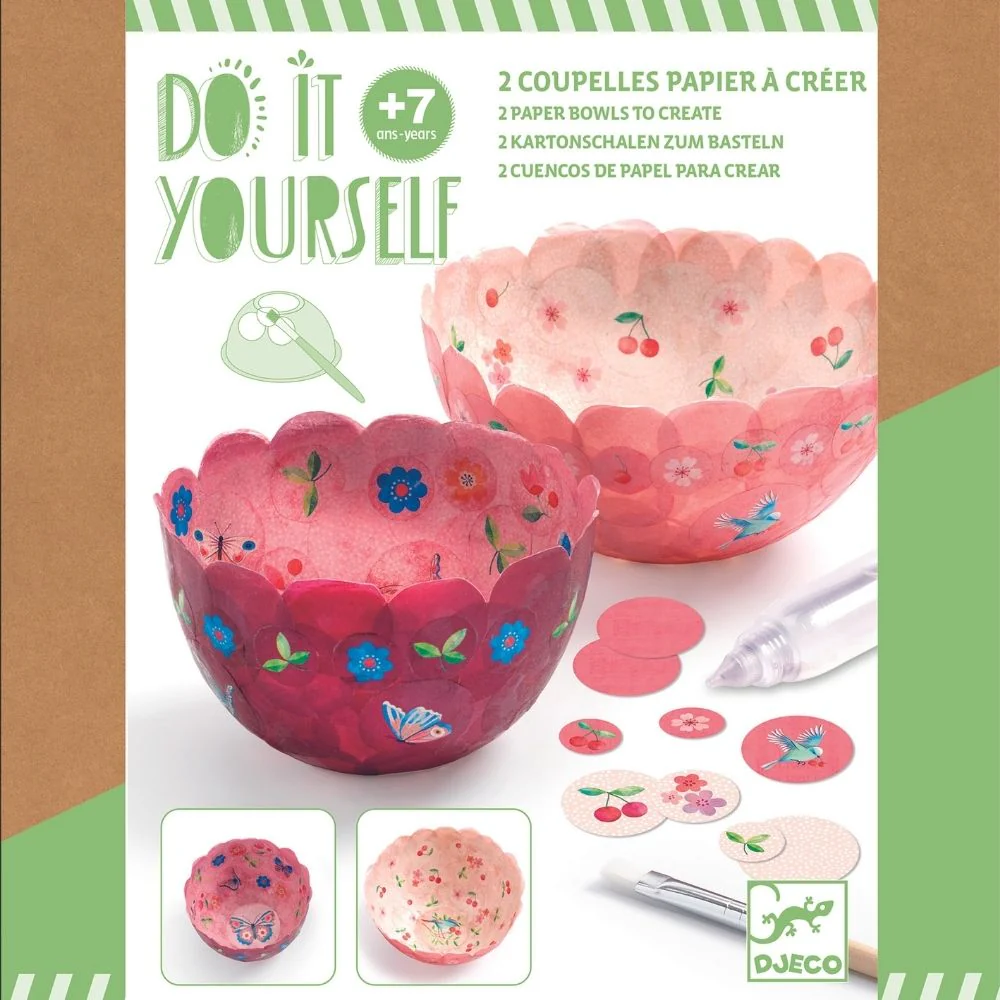 Djeco Do It Yourself - 2 Paper Bowls To Create In The Air - Image 5