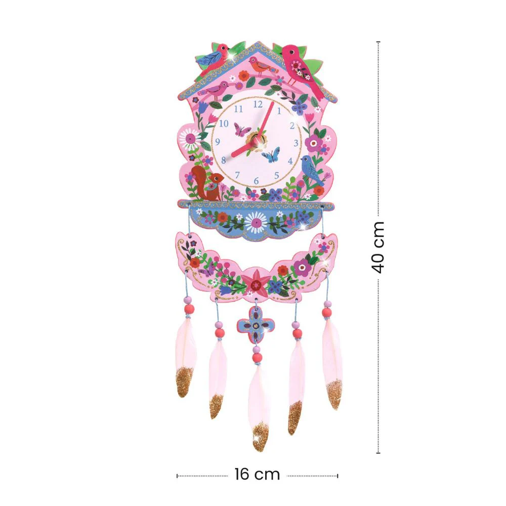 Djeco Do It Yourself Cuckoo - Create A Clock With Stickers - Image 4