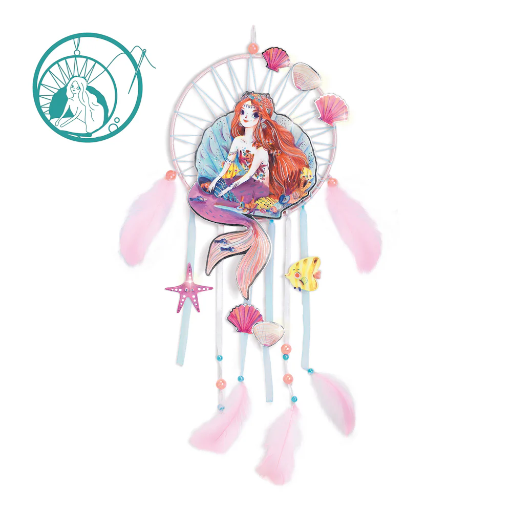 Djeco Do It Yourself - Dreamcatcher Gentle Mermaid - Image 3