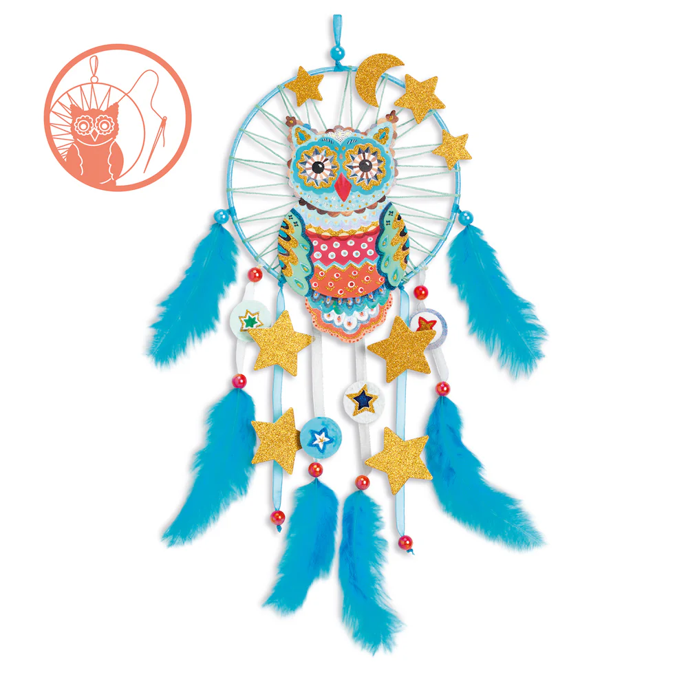Djeco Do It Yourself - Dreamcatcher Golden Owl - Image 4