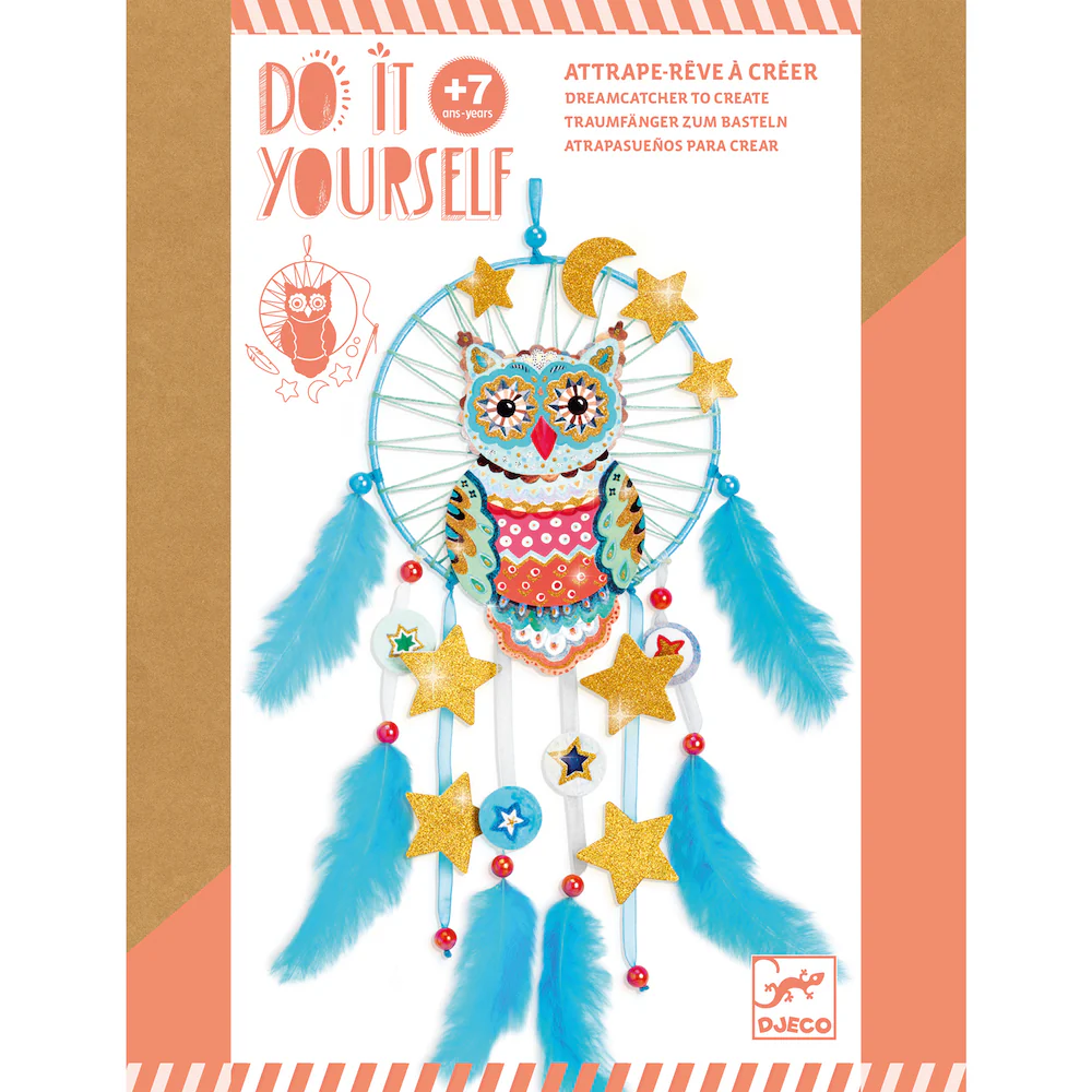 Djeco Do It Yourself - Dreamcatcher Golden Owl - Image 5