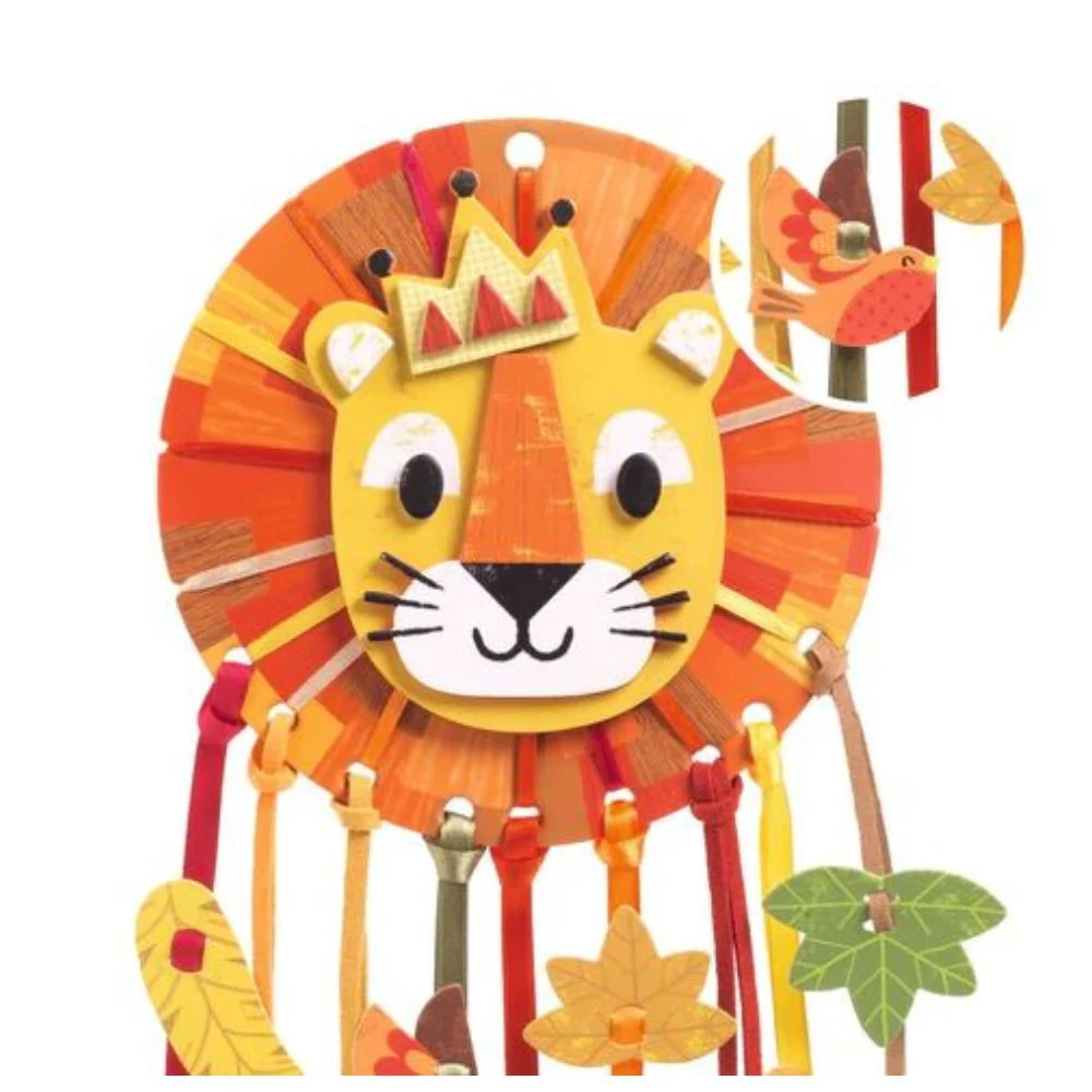 Djeco Do It Yourself - Little Lion Dreamcatcher to Create 4 yrs+ - Image 3