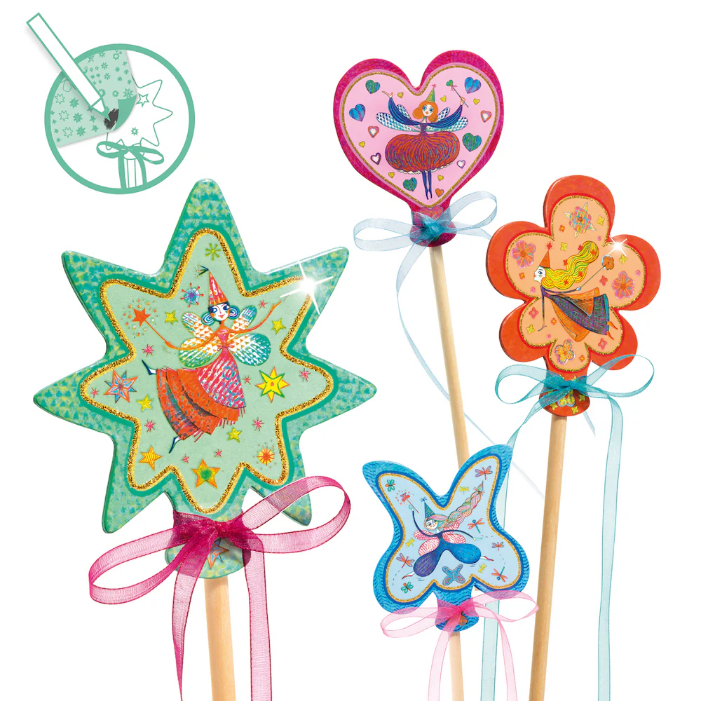 Djeco Do It Yourself - 4 Magic Wands to Create - Image 4