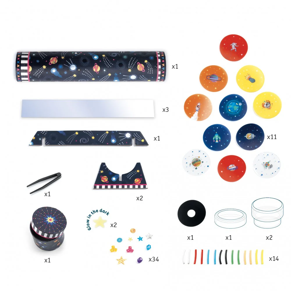 Djeco Do It Yourself Make Your Own Kaleidoscope - Space Immersion - Image 3