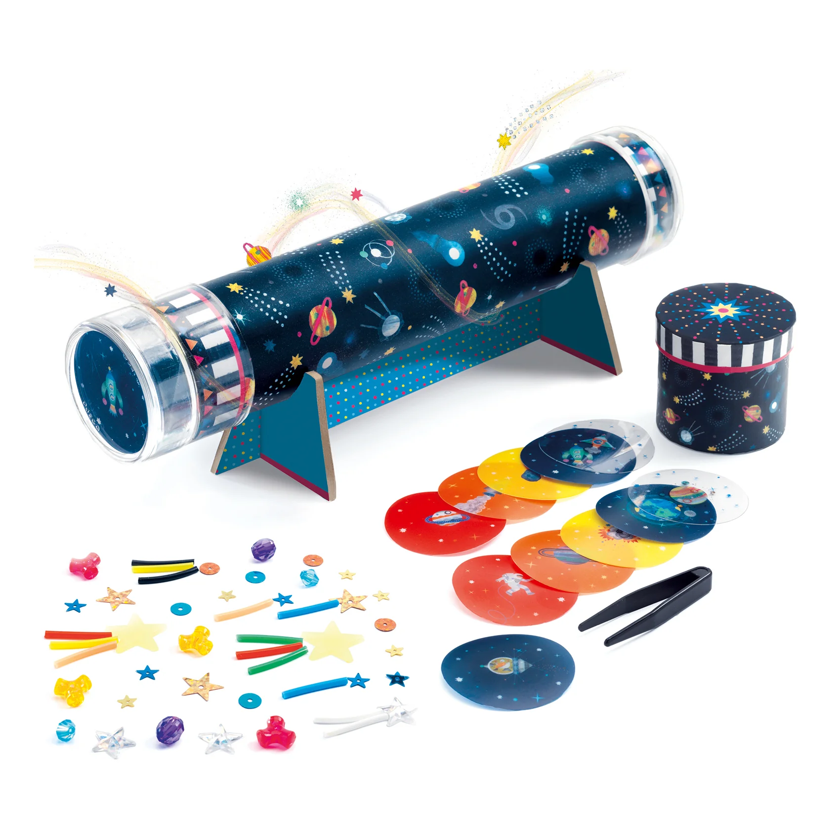 Djeco Do It Yourself Make Your Own Kaleidoscope - Space Immersion - Image 4