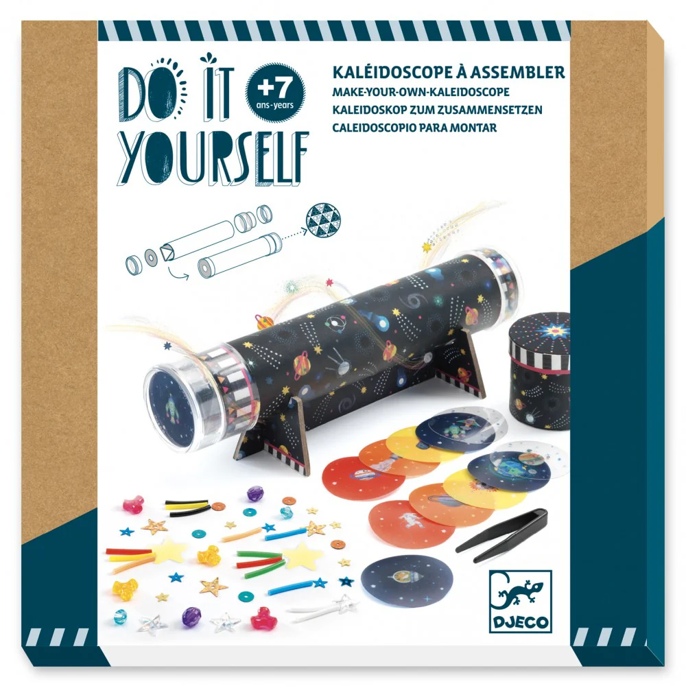 Djeco Do It Yourself Make Your Own Kaleidoscope - Space Immersion - Image 5
