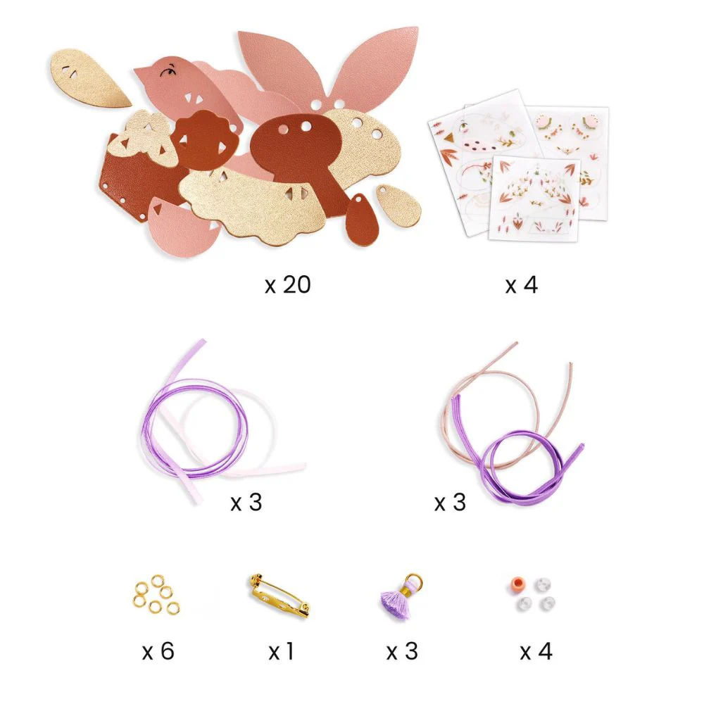 Djeco Do It Yourself Miss Rosefinch - Leather Jewellery To Make, - Image 6