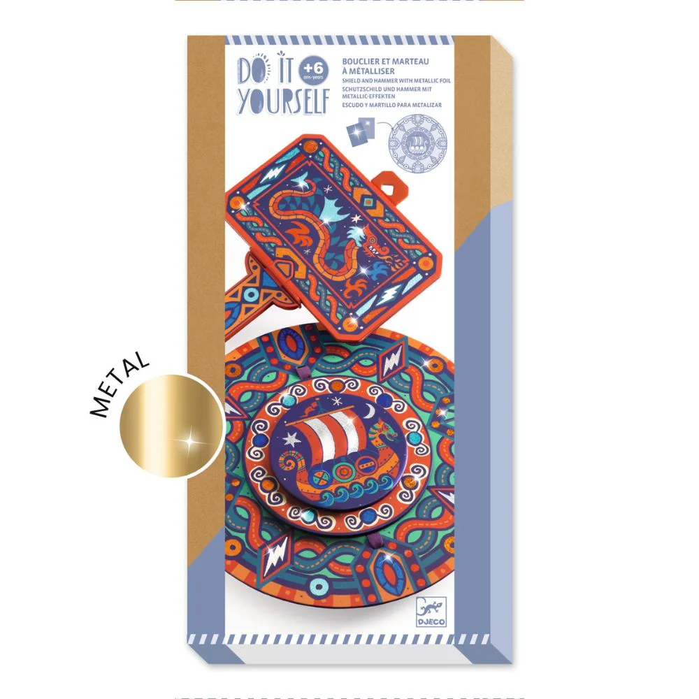 Djeco Do It Yourself - Mosaics and Stickers - Like a Viking - Image 6