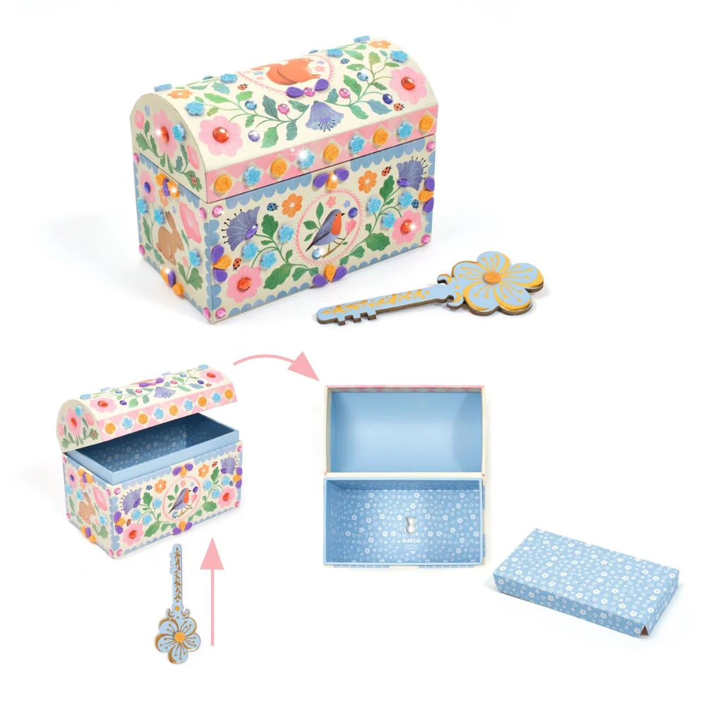 Mosaics Treasure Box to Decorate - Gifts For 5 Year Old Girls + - Image 4