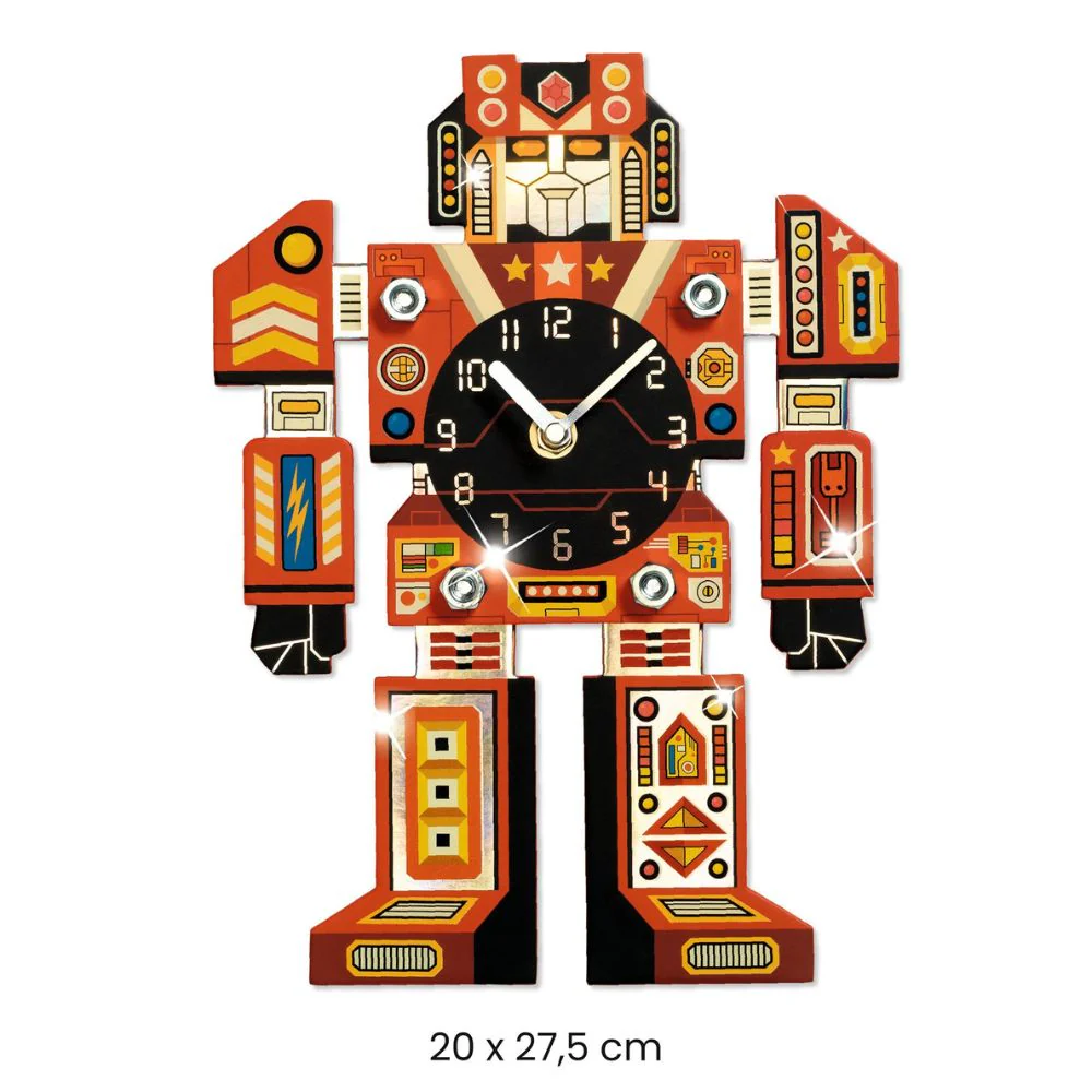Djeco Do It Yourself - Make Your Own Clock Robotime - Image 2