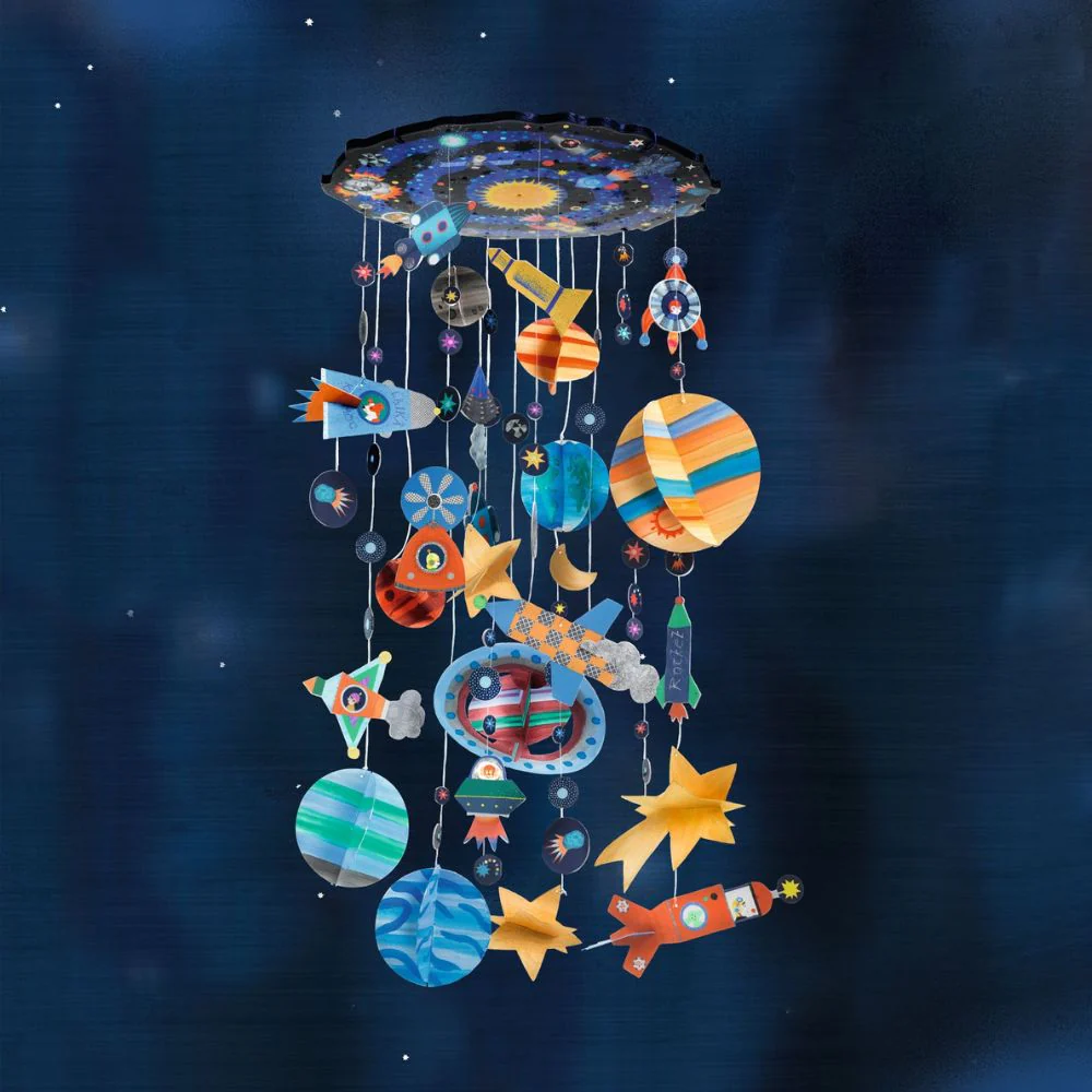 Djeco Do It Yourself - Solar System Decorative Mobile To Paint 7 Yrs + - Image 4