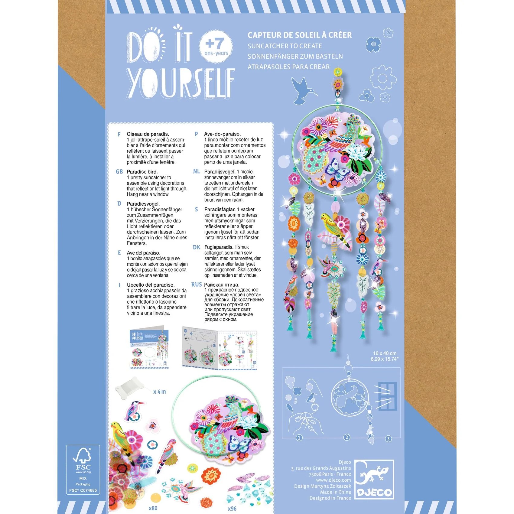 Djeco Do it yourself -  Suncatcher To Create 7 yrs + - Image 6