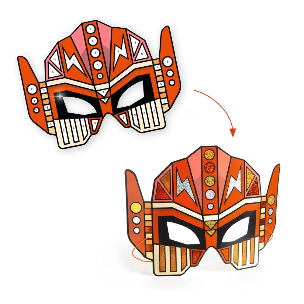 Djeco Do It Yourself - Super Robots Masks To Make - Image 2