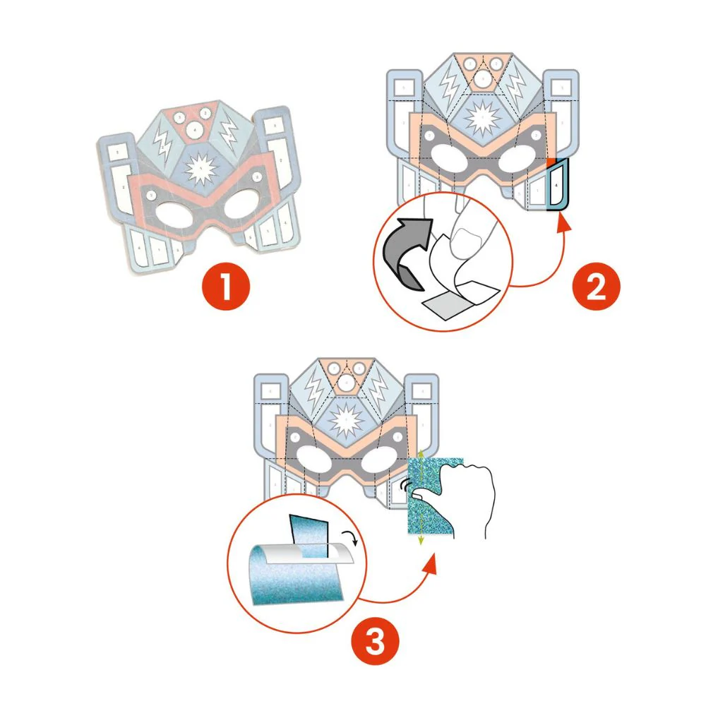 Djeco Do It Yourself - Super Robots Masks To Make - Image 4