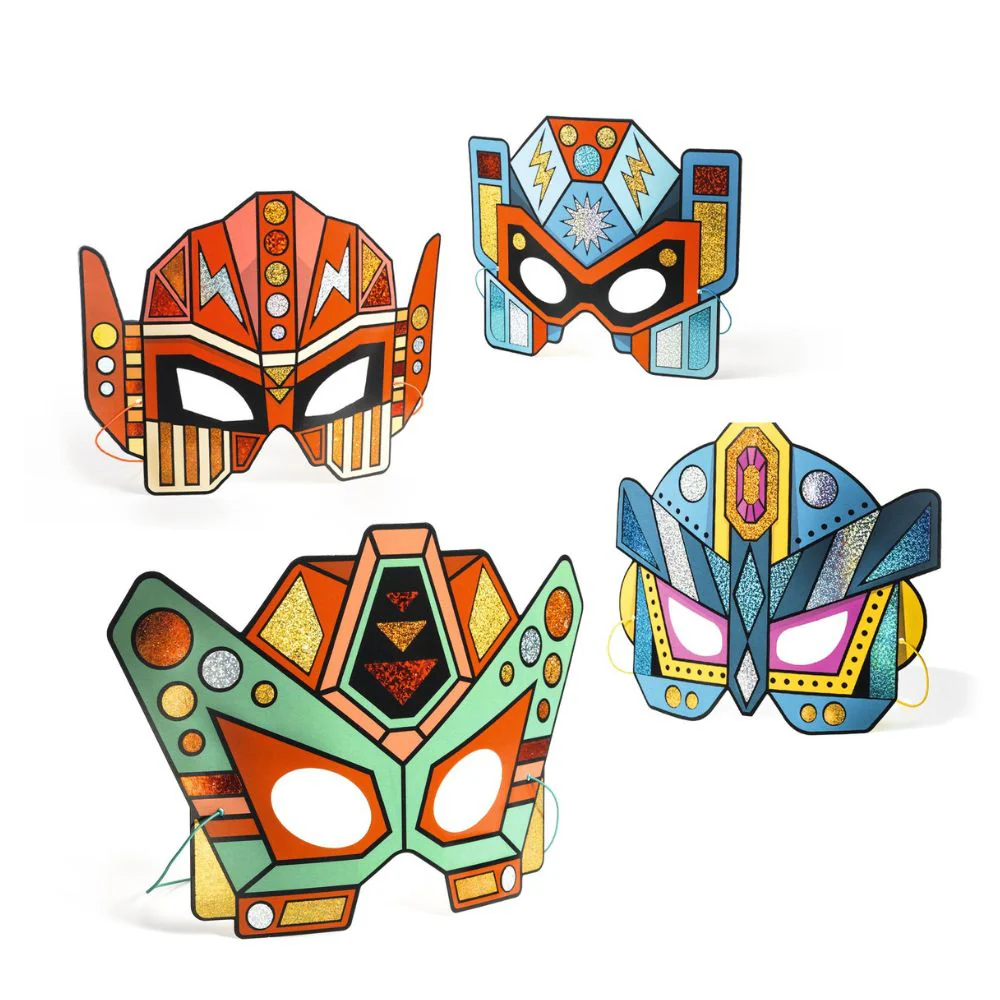 Djeco Do It Yourself - Super Robots Masks To Make - Image 6
