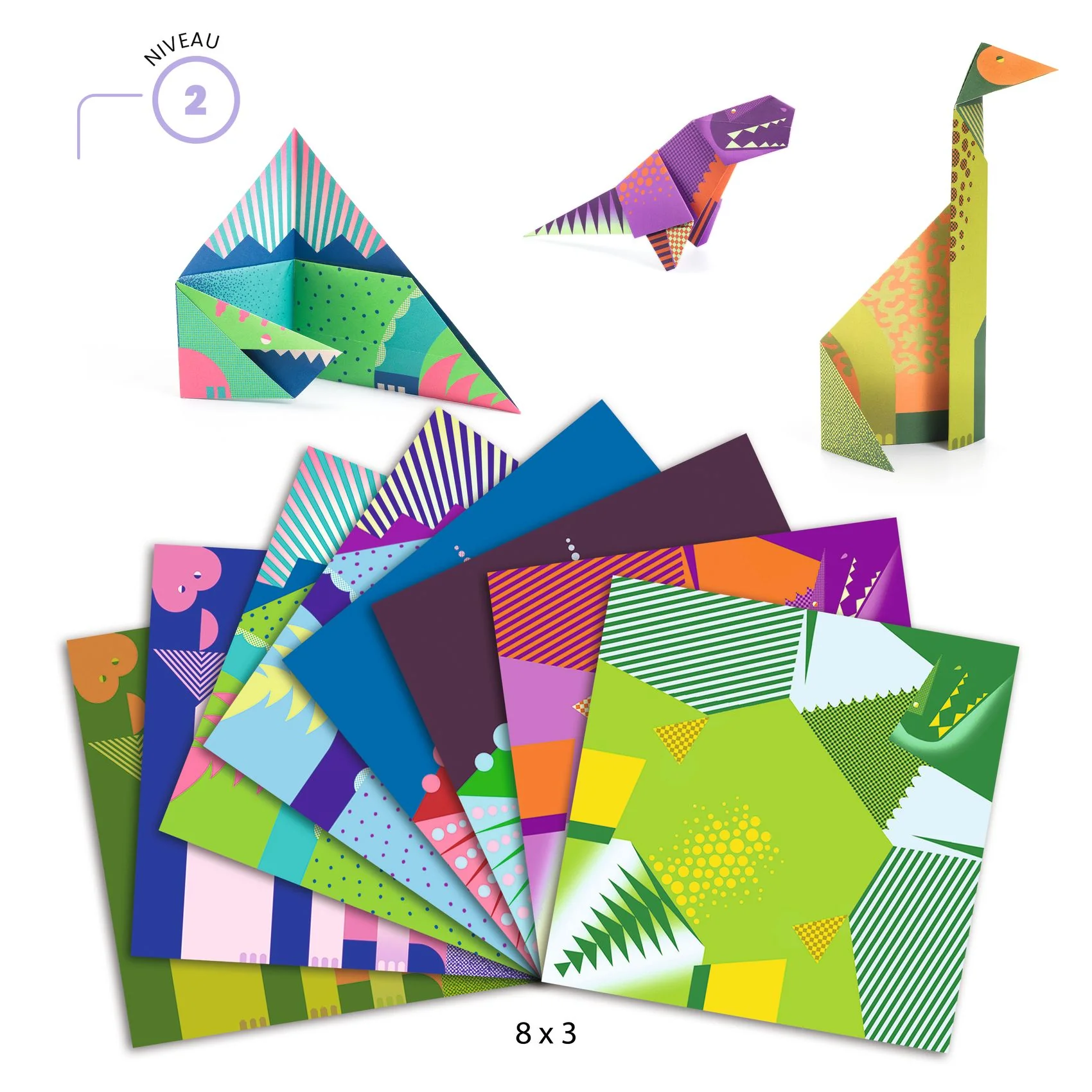 Djeco Easy Origami - Dinosaurs - Image 3