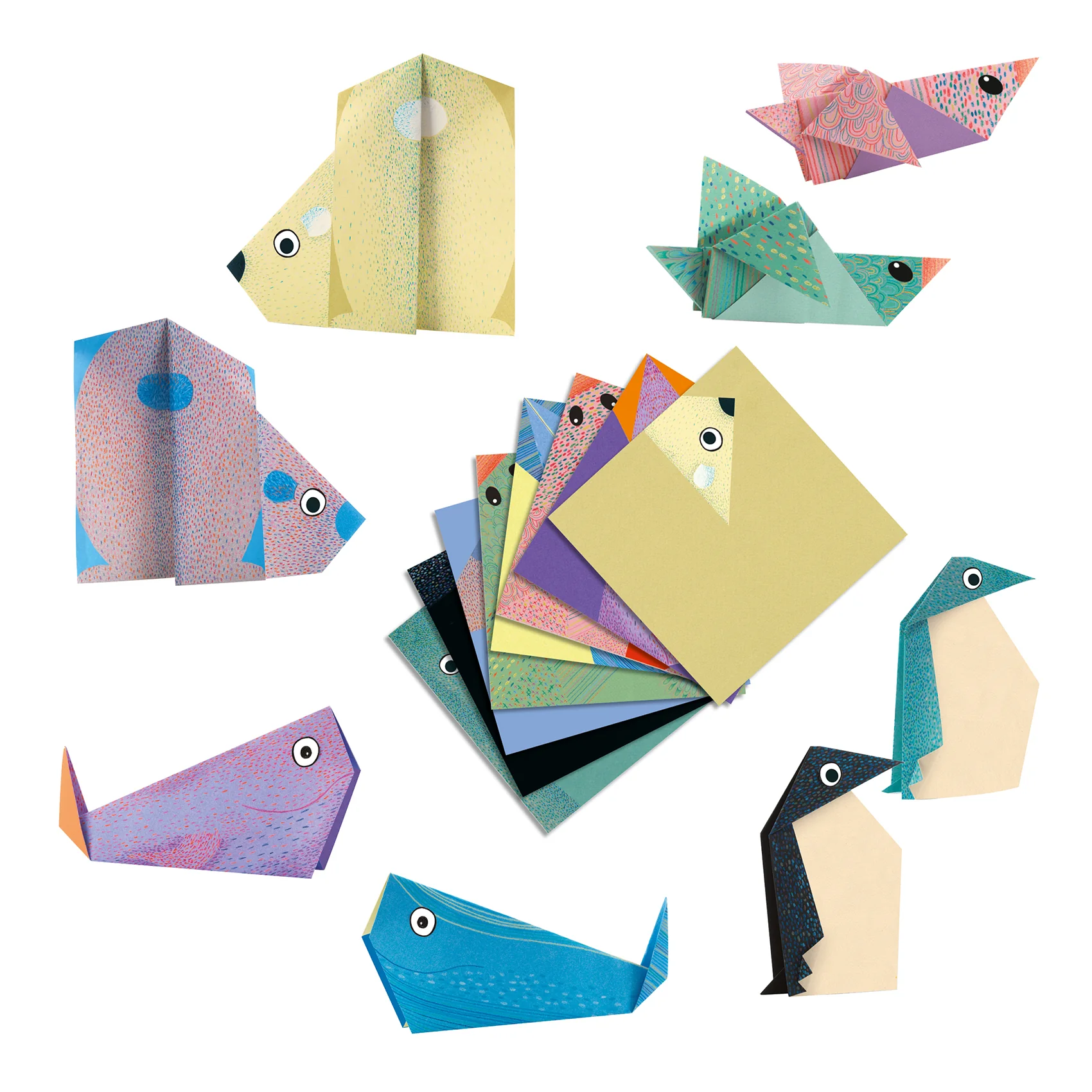 Djeco Easy Polar Animal Origami - Image 4