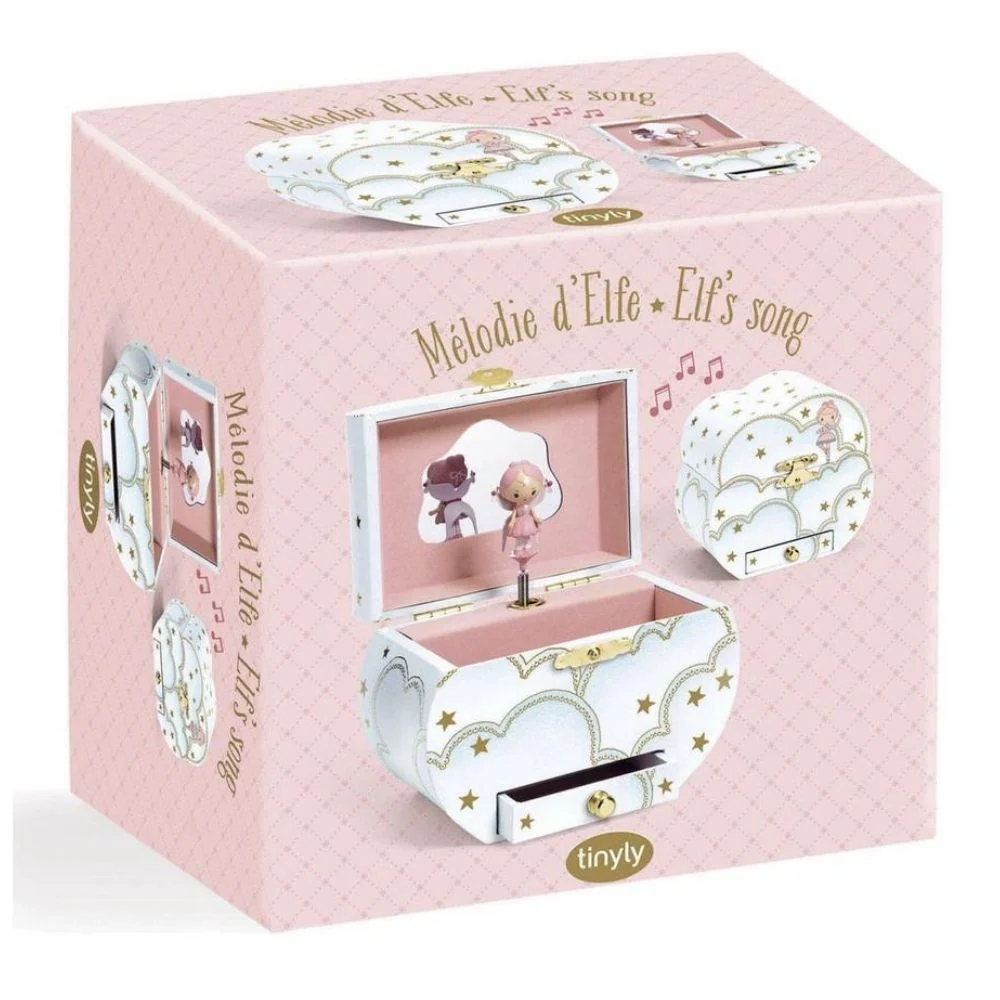 Djeco Tinyly Elfe's Song Musical Jewellery Box - Image 4