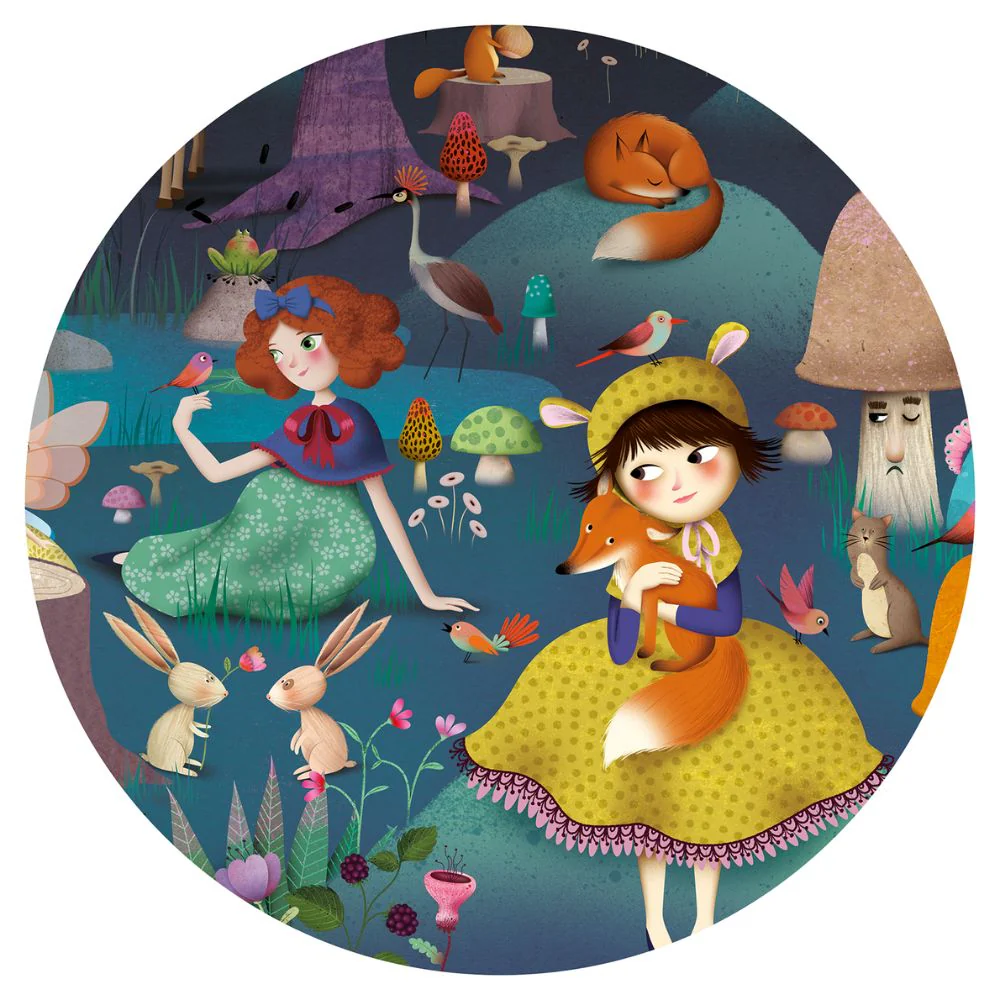 Djeco Observation Childrens Jigsaw Puzzle - Enchanted Forest - Image 4