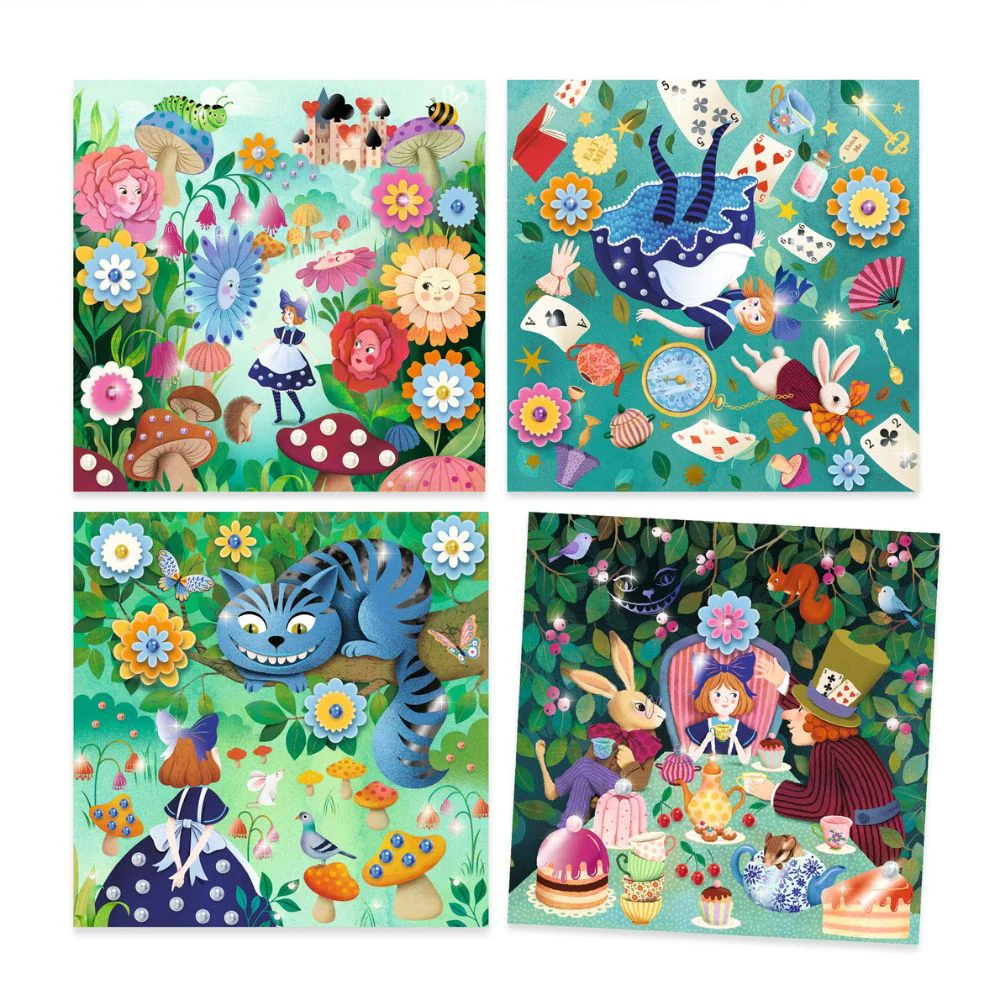 Djeco Fairy Tales To Decorate - In Wonderland - Image 2