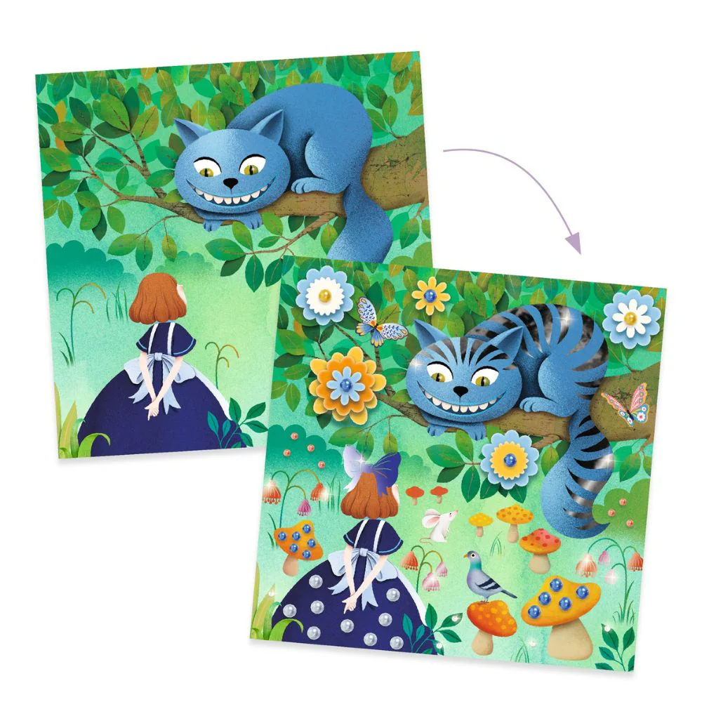 Djeco Fairy Tales To Decorate - In Wonderland - Image 3